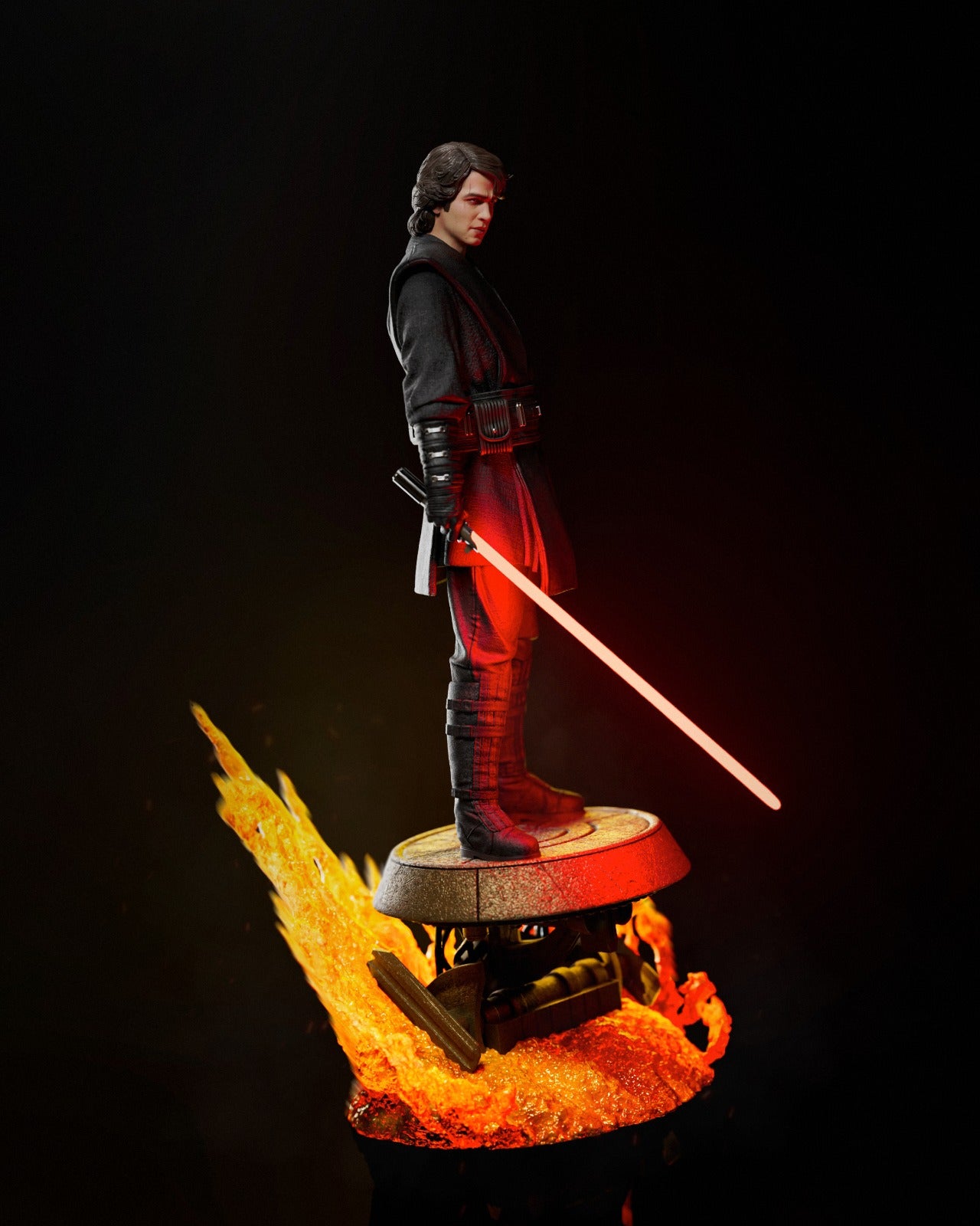 Anakin style Fallen Chosen One resin kit – Unpainted 3D Printed Model kit