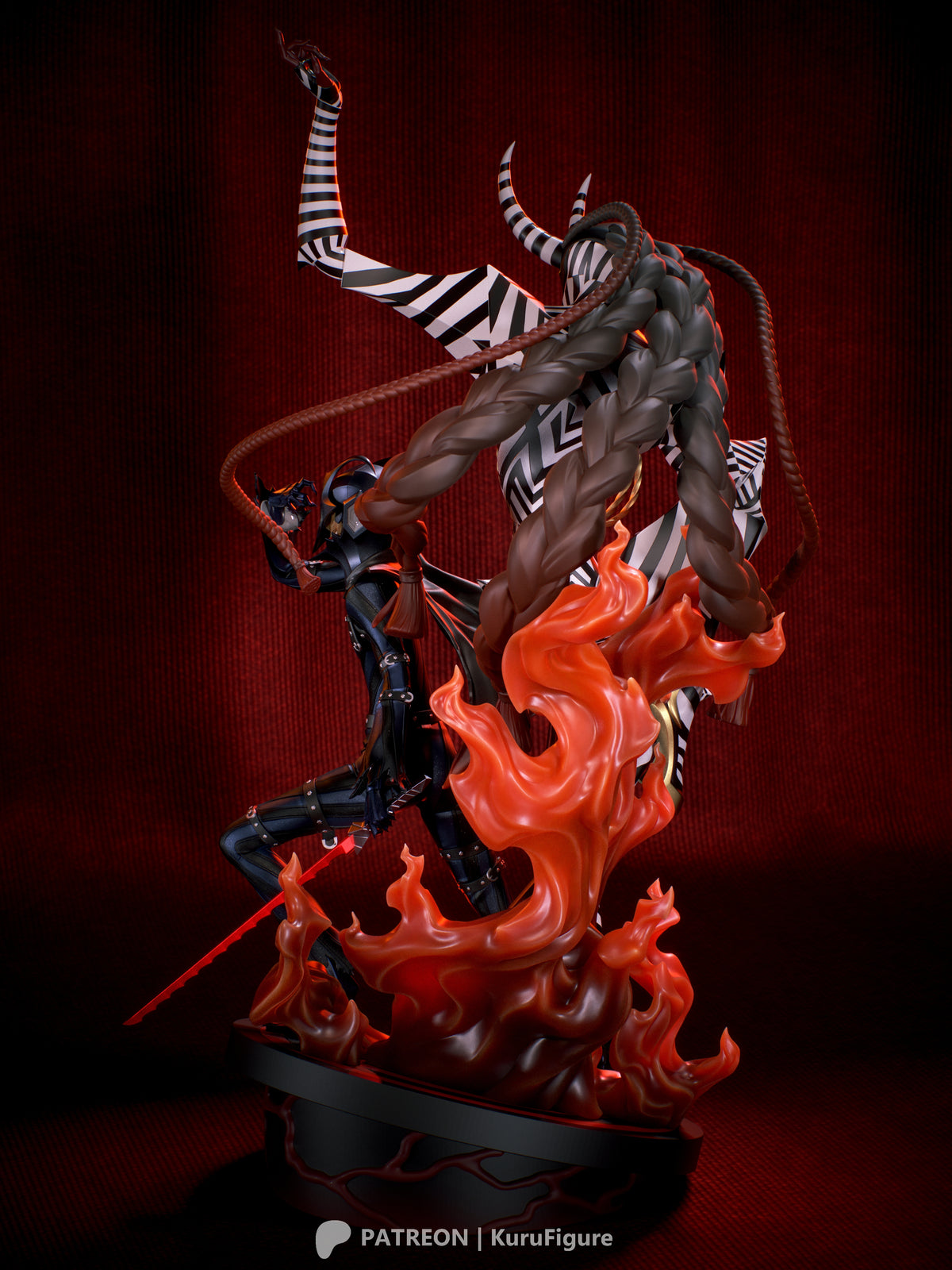 Goro Akechi & Loki Style Persona 5 Unpainted Resin Garage Kit (1/6-1/12)