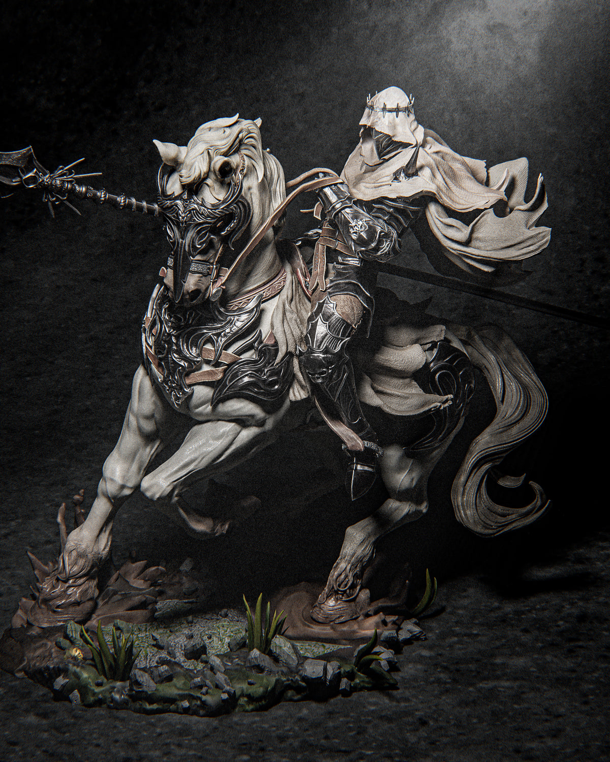 Dareios Style Persian Warrior Unpainted Resin Garage Model Kit (1/6-1/12)