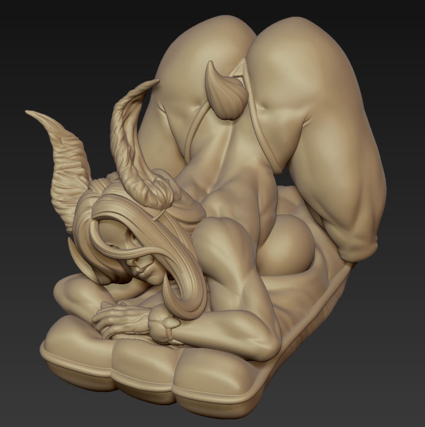 Mirko style Mythic Bunny Girl resin kit – Unpainted 3D Printed Model kit