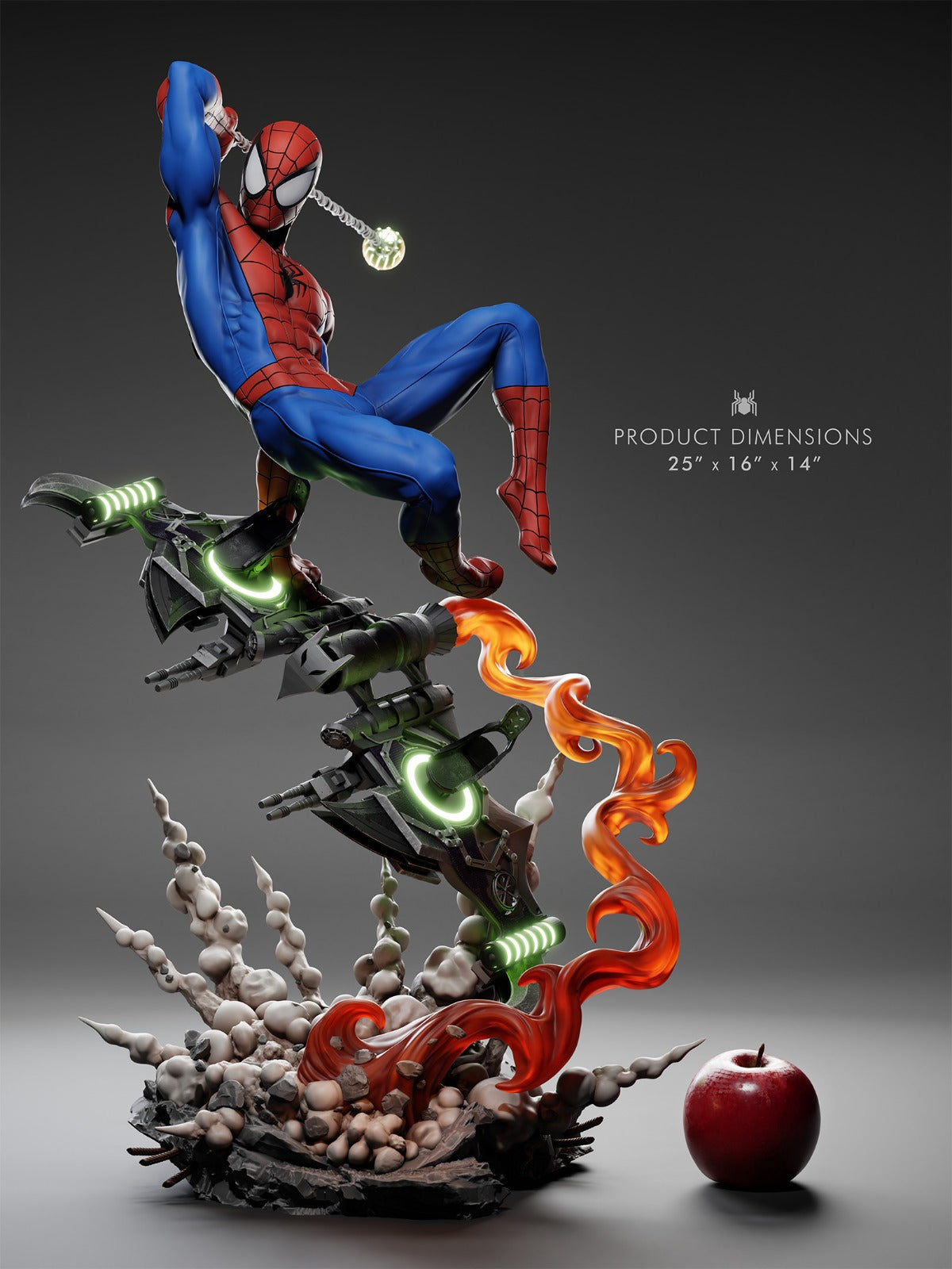 Spiderman Symbiote Style Marvel Comics Unpainted Resin Garage Model (1/6-1/12)