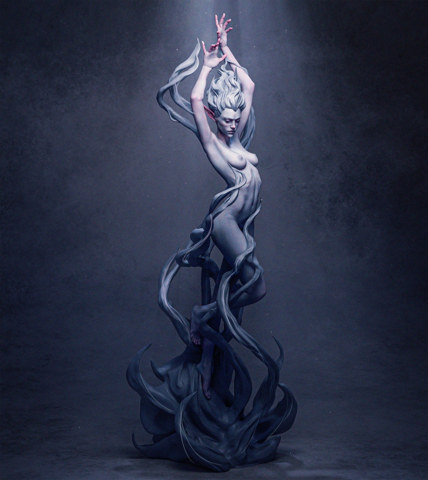 The Siren Greek myth resin kit – Unpainted 3D Printed Model kit