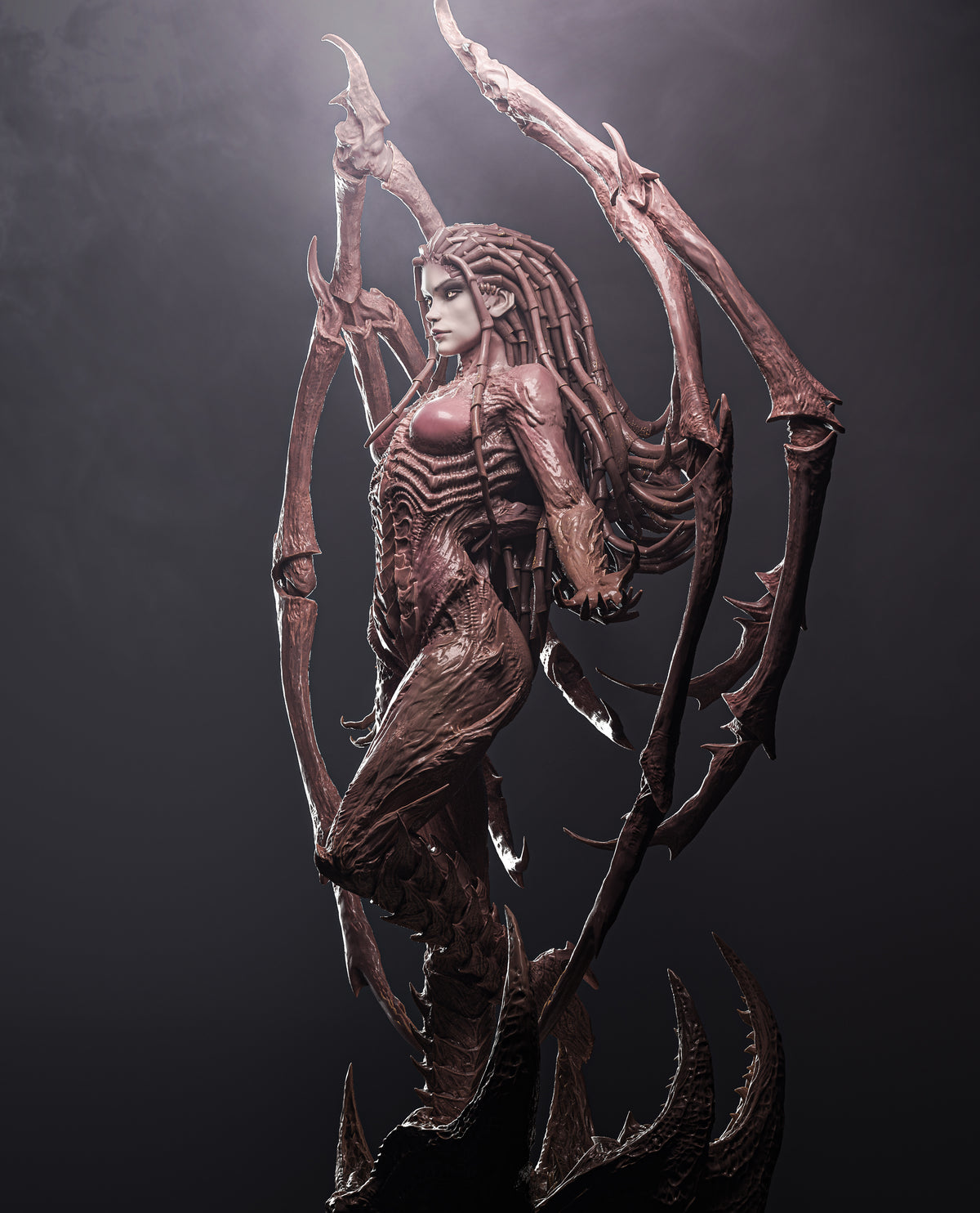 Sara Kerrigan Style Starcraft Sci-Fi Unpainted Resin Garage Kit (1/6-1/12)