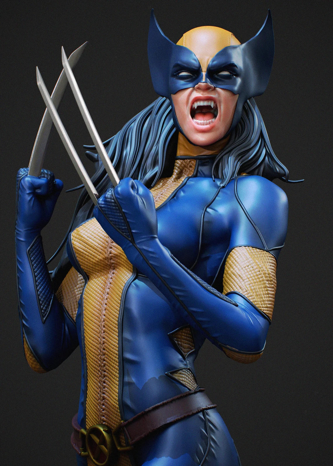 X-23 style Cloned Fury Girl resin kit – Unpainted 3D Printed Model kit