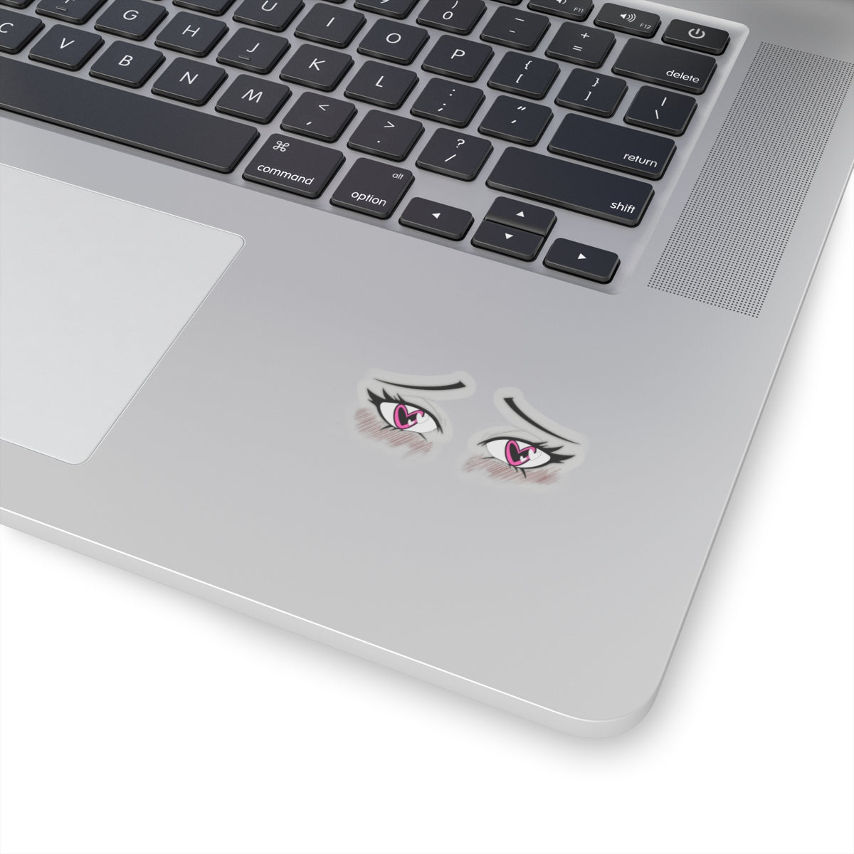 Ahegao Heart Eyes Sticker – Heart Pupils Anime Eyes Art – Cute Otaku Vinyl Decal
