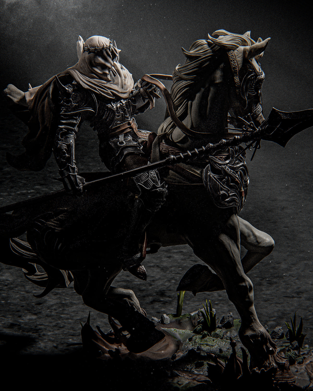 Dareios Style Persian Warrior Unpainted Resin Garage Model Kit (1/6-1/12)