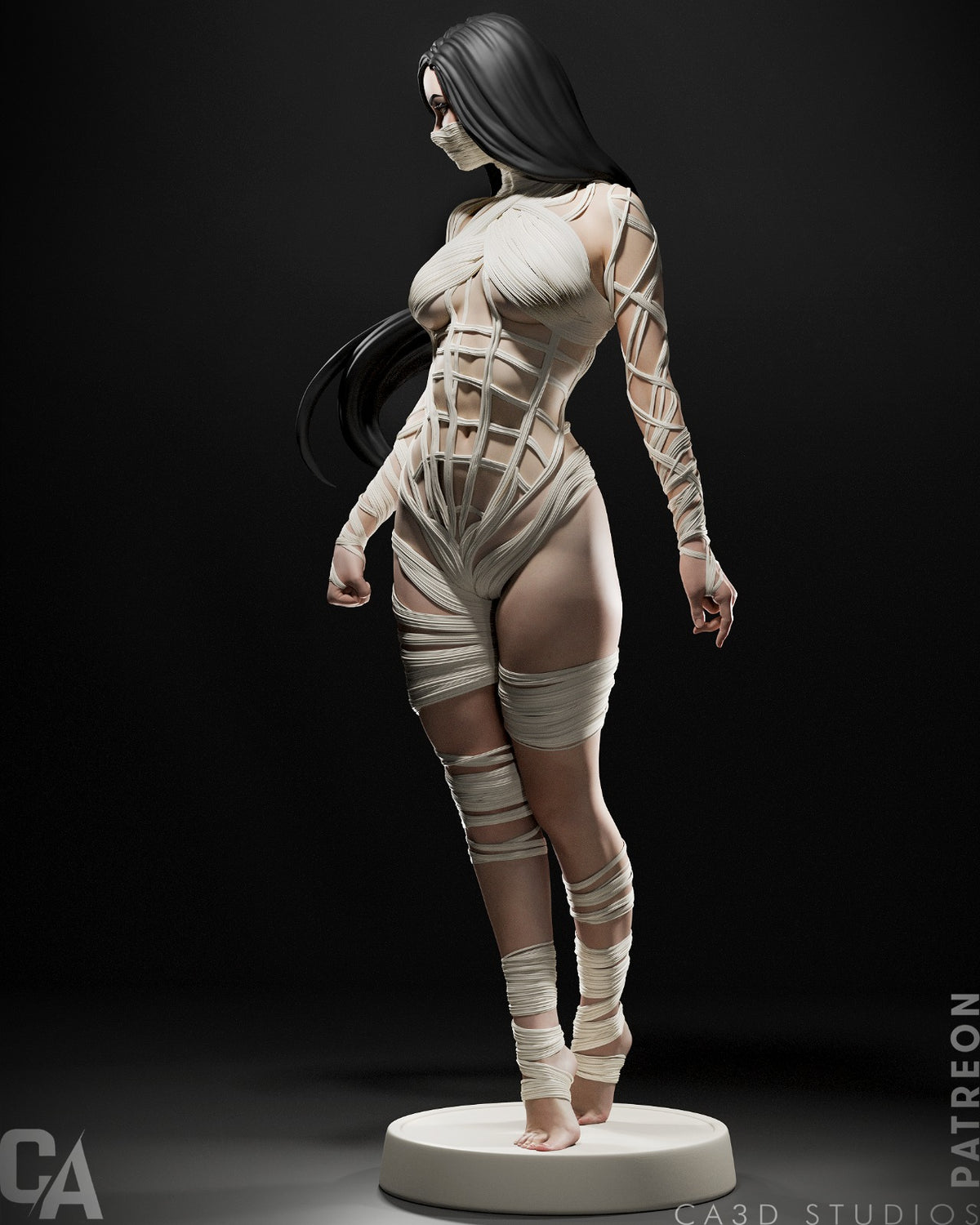 Silk Style Cindy Moon Spider-Man Marvel Hero Unpainted Resin Garage (1/6-1/12)