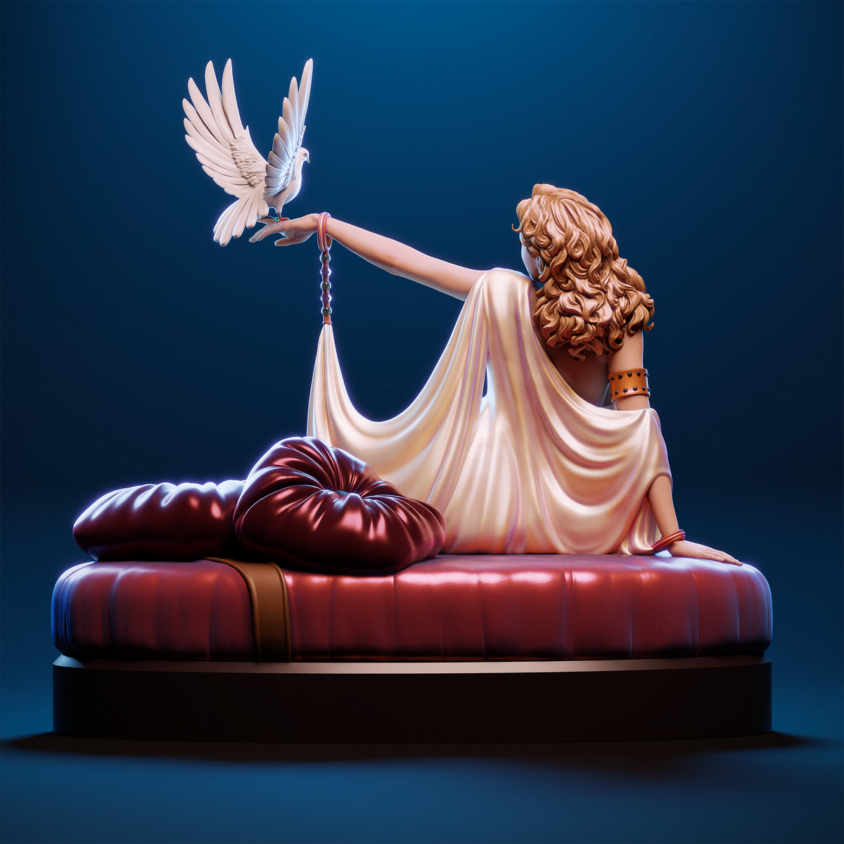 Goddess Muse Style Fine Art Fantasy Statue Unpainted Resin Garage Kit (1/6-1/12)