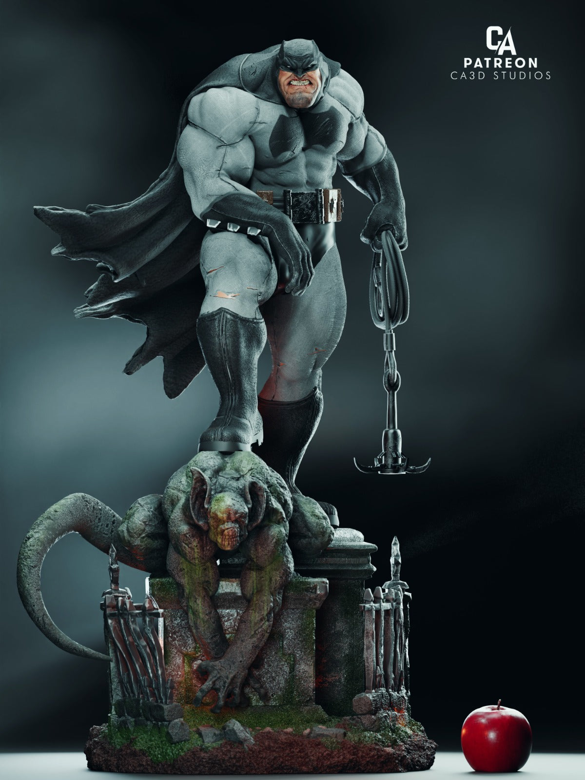 Monsterous Batman Style DC Comics Hero Unpainted Resin Garage Kit (1/6-1/12)