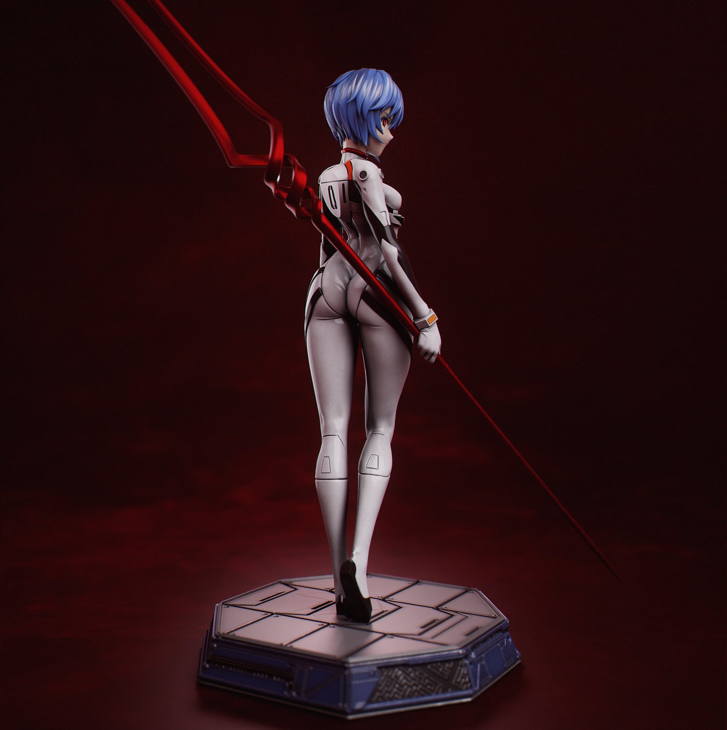 Rei Ayanami style resin kit – Unpainted 3D Printed Model kit