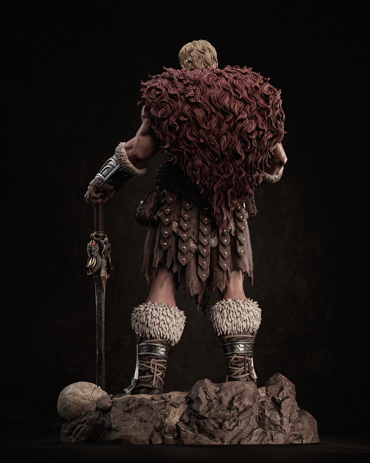 He-Man Style Masters of the Universe Unpainted Resin Garage Model Kit (1/6-1/12)