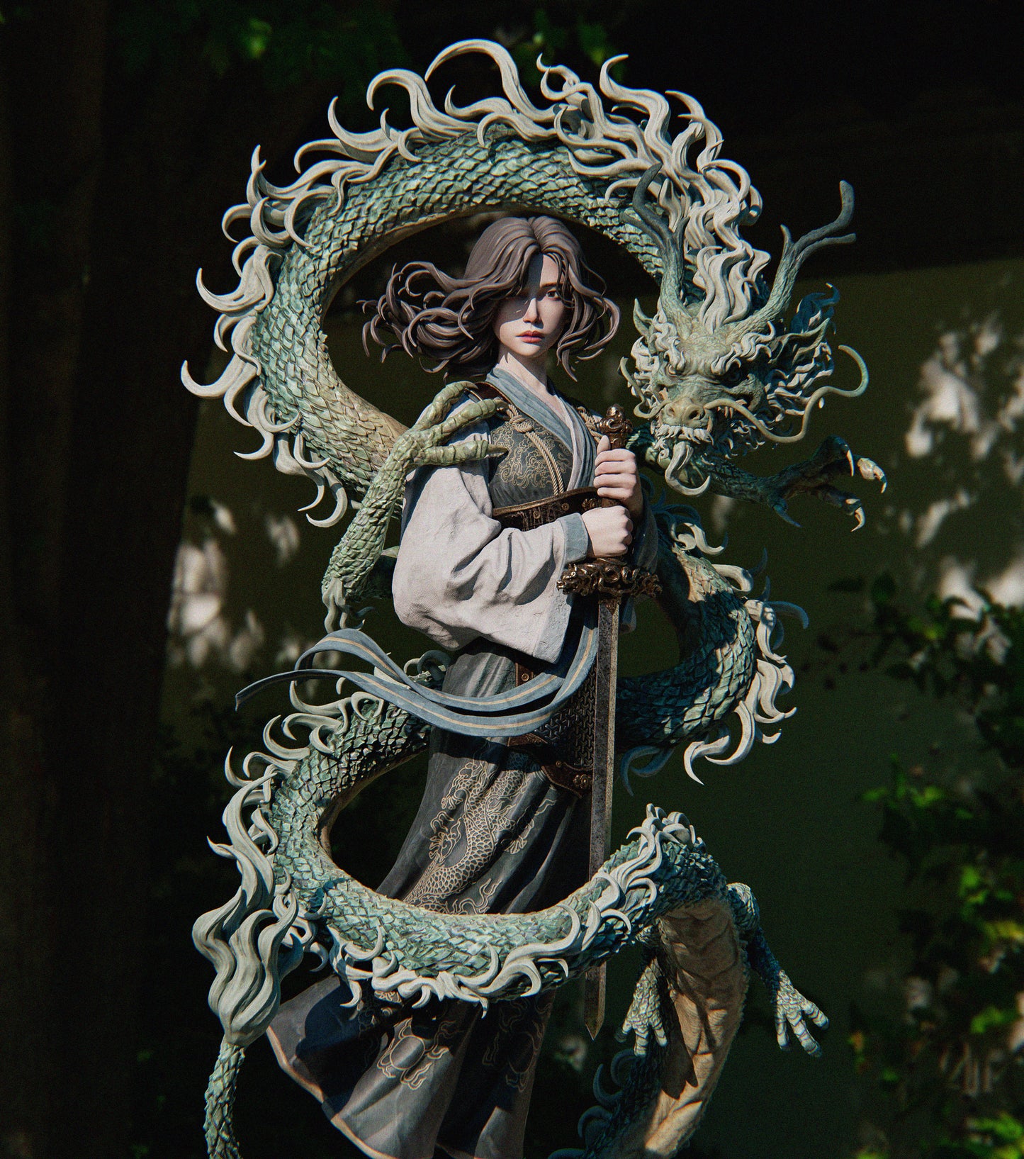 Royal Mulan resin kit – Unpainted 3D Printed Model kit