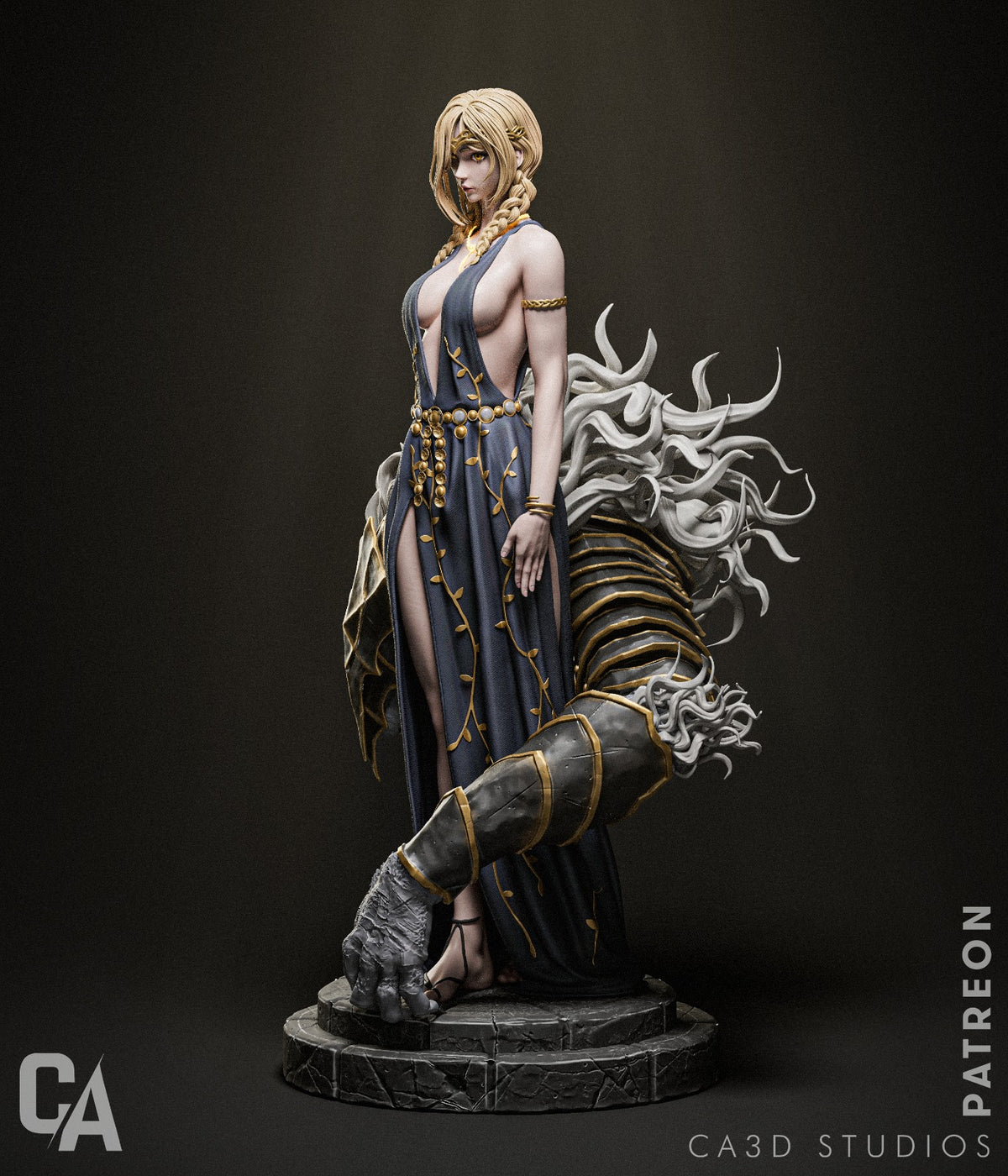 Marika & Maliketh Style Elden Ring Unpainted Resin Garage Kit (1/6-1/12)