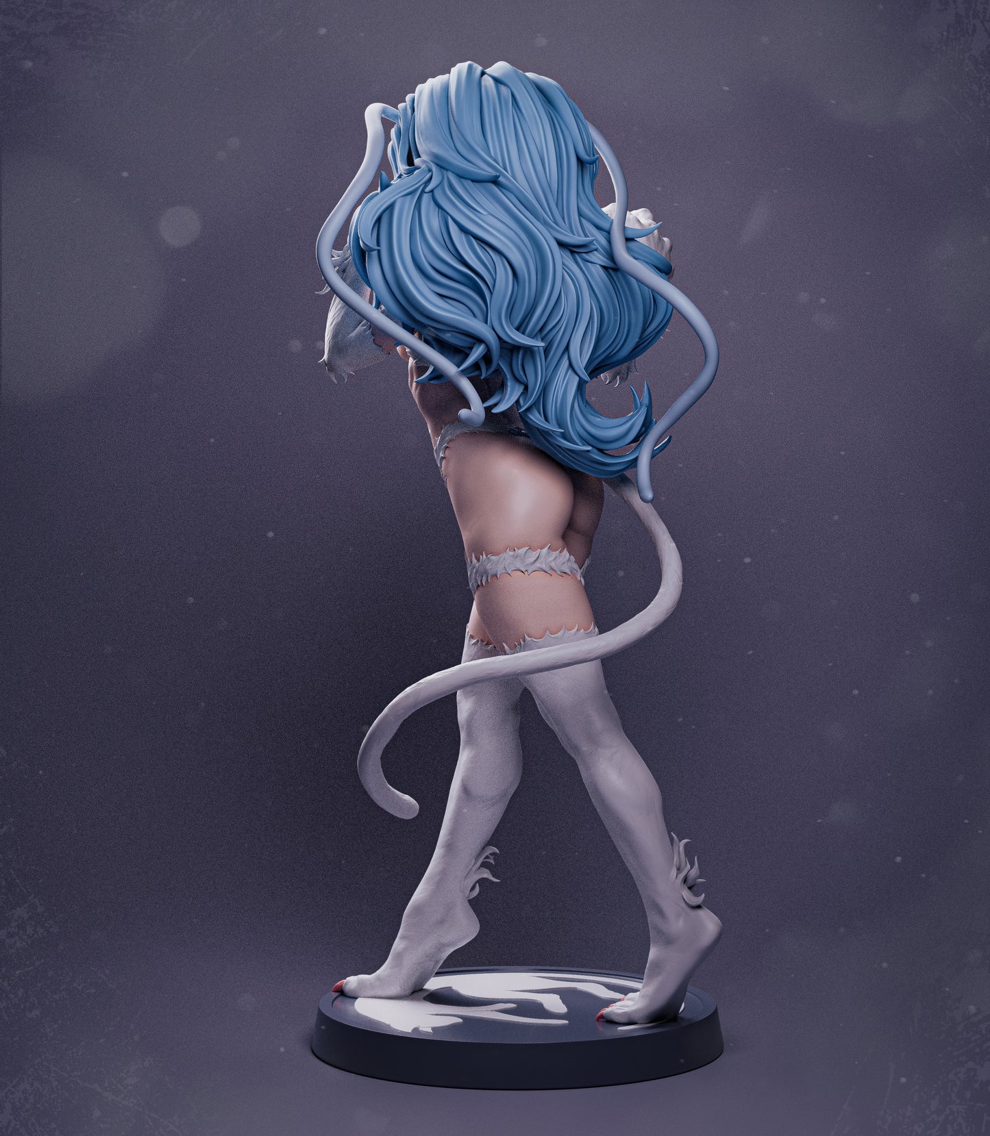 Felicia style Wild Catgirl resin kit – Unpainted 3D Printed Model kit