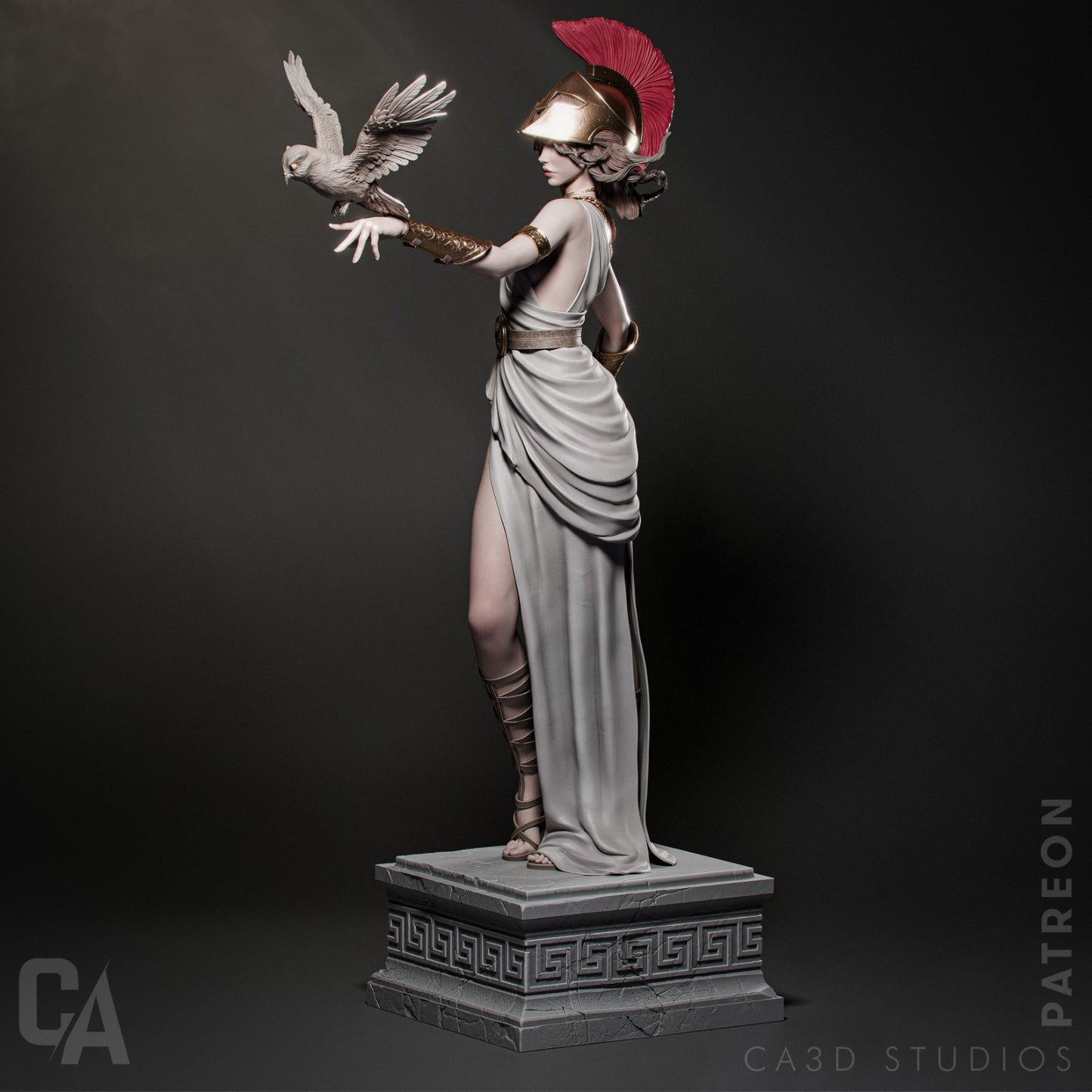 Athena Greek Goddess resin kit – Unpainted 3D Printed Model kit