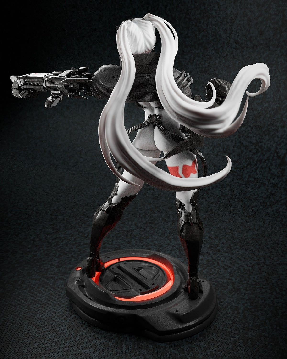 Rebecca Smasher Style Cyberpunk Anime Unpainted Resin Garage Kit (1/6-1/12)