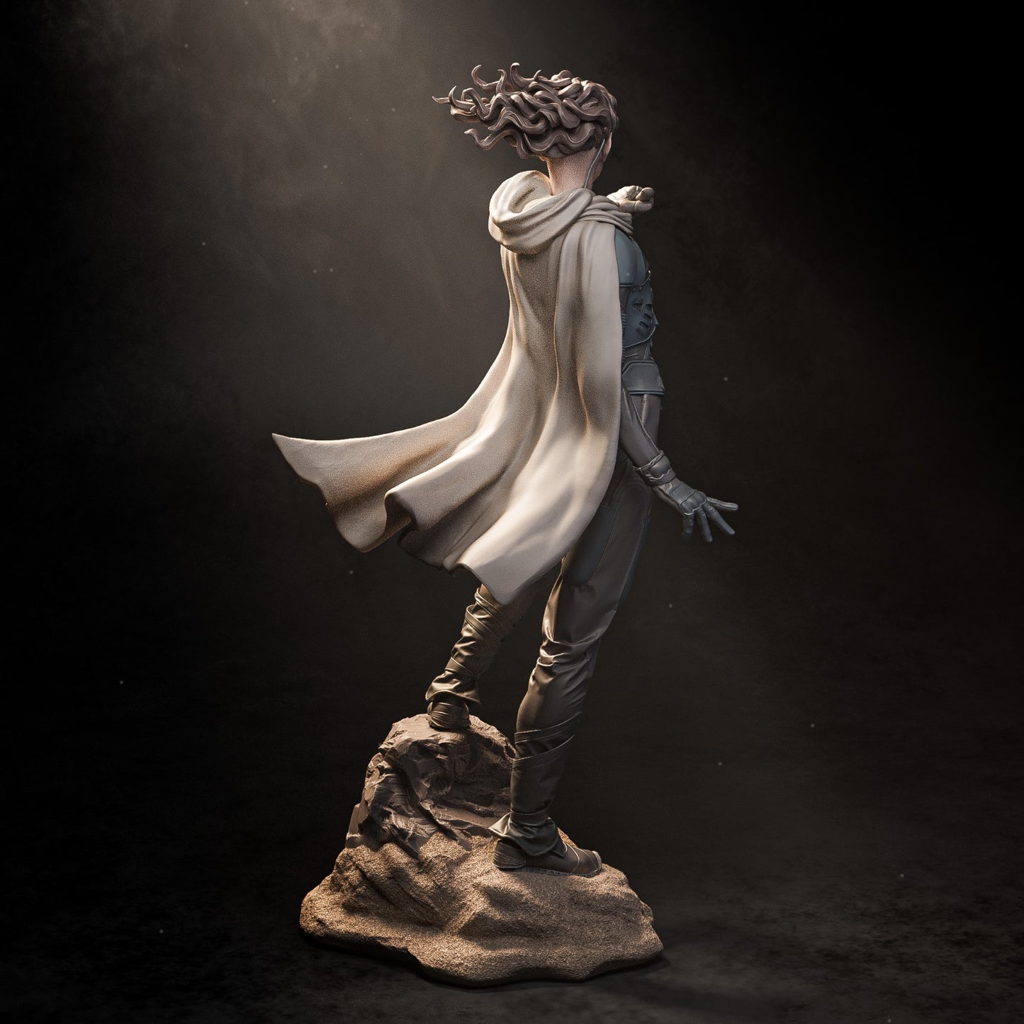 Chani style Desert Oracle Girl resin kit – Unpainted 3D Printed Model kit