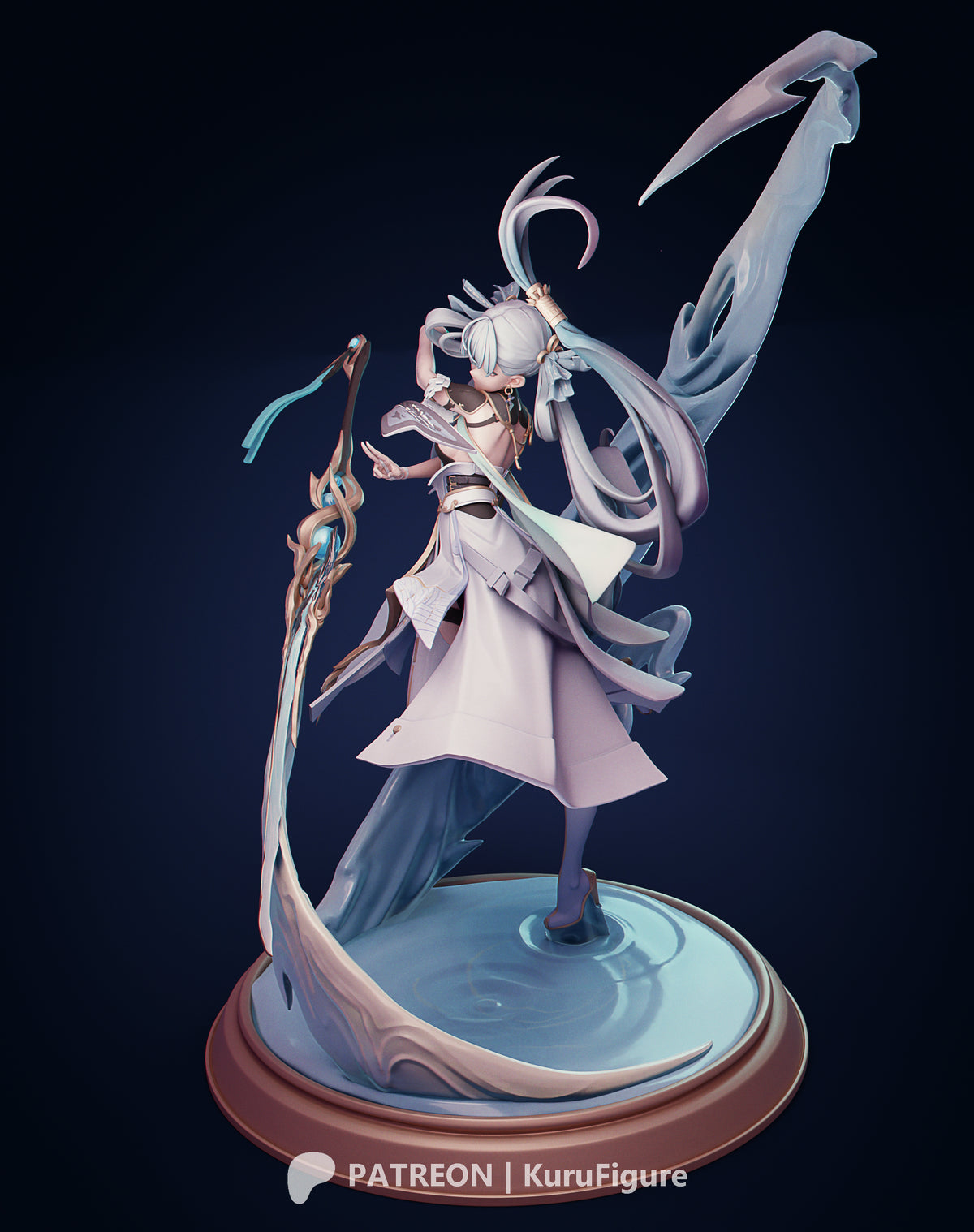 Jinhsi Style Wuthering Waves Unpainted Resin Garage Kit (1/6-1/12)