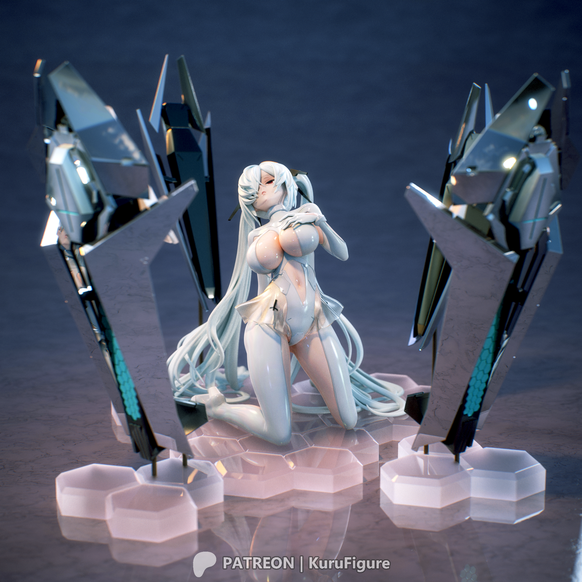 Cinderella Style NIKKE Unpainted Resin Garage Kit (1/6-1/12)