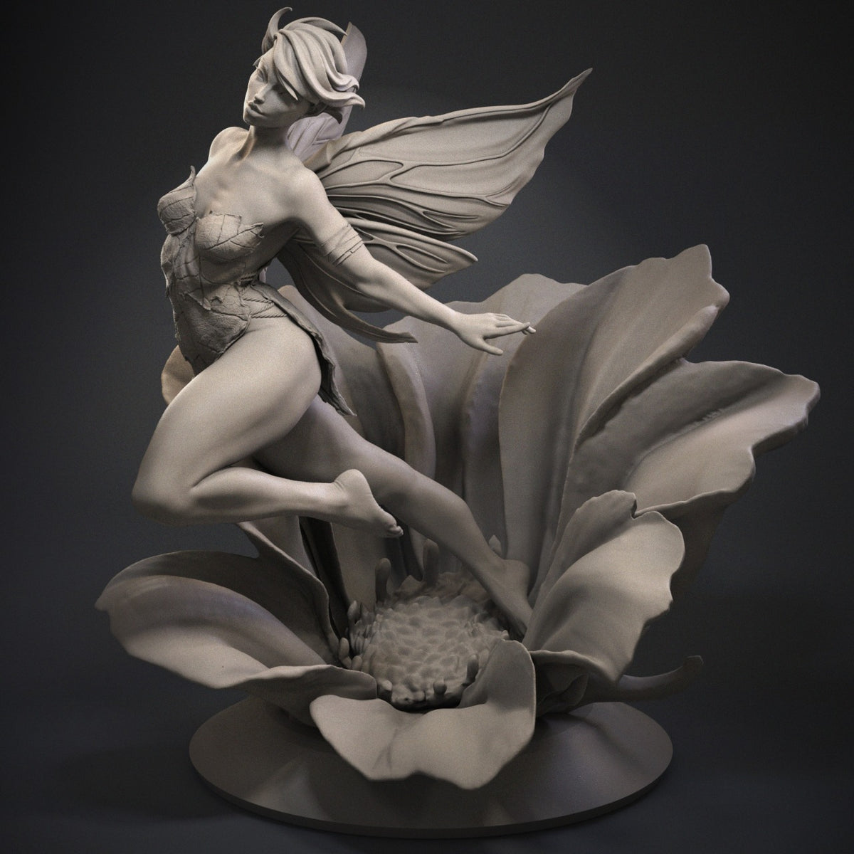 Tinkerbell Style Fairy Disney Peter Pan Unpainted Resin Garage Kit (1/6-1/12)