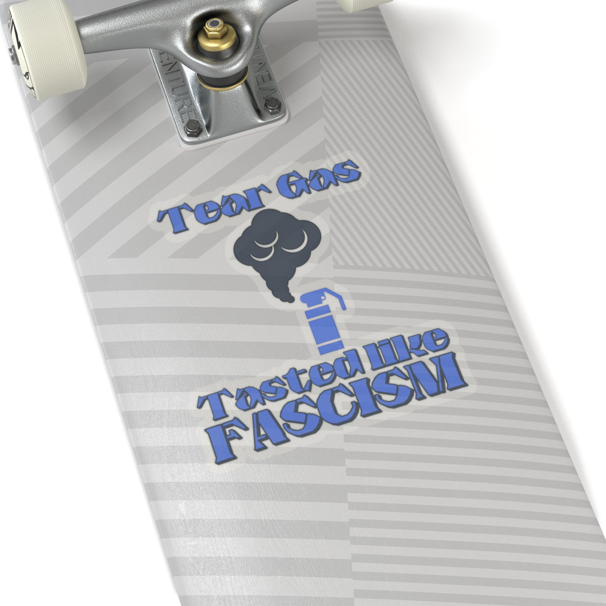 Tear Gas Tasted Like Fascism Sticker – Protest Sticker, Anti Fascist Art, Activist Vinyl Decal, Political Statement Sticker