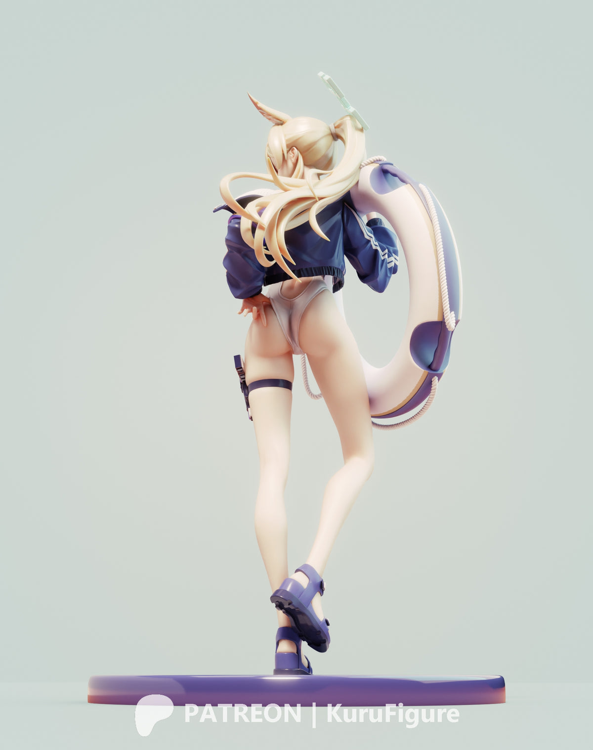 Blue Archive Ogata Kanna Unpainted Resin Kit (1/6-1/12)