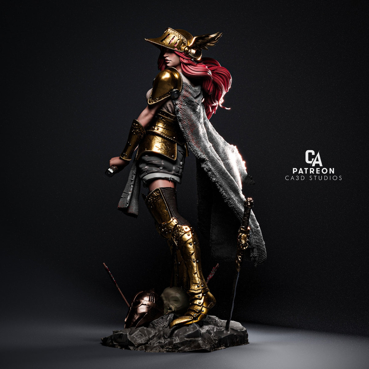 Valkyrie Malenia Style Elden Ring Unpainted Resin Garage Model Kit (1/6-1/12)
