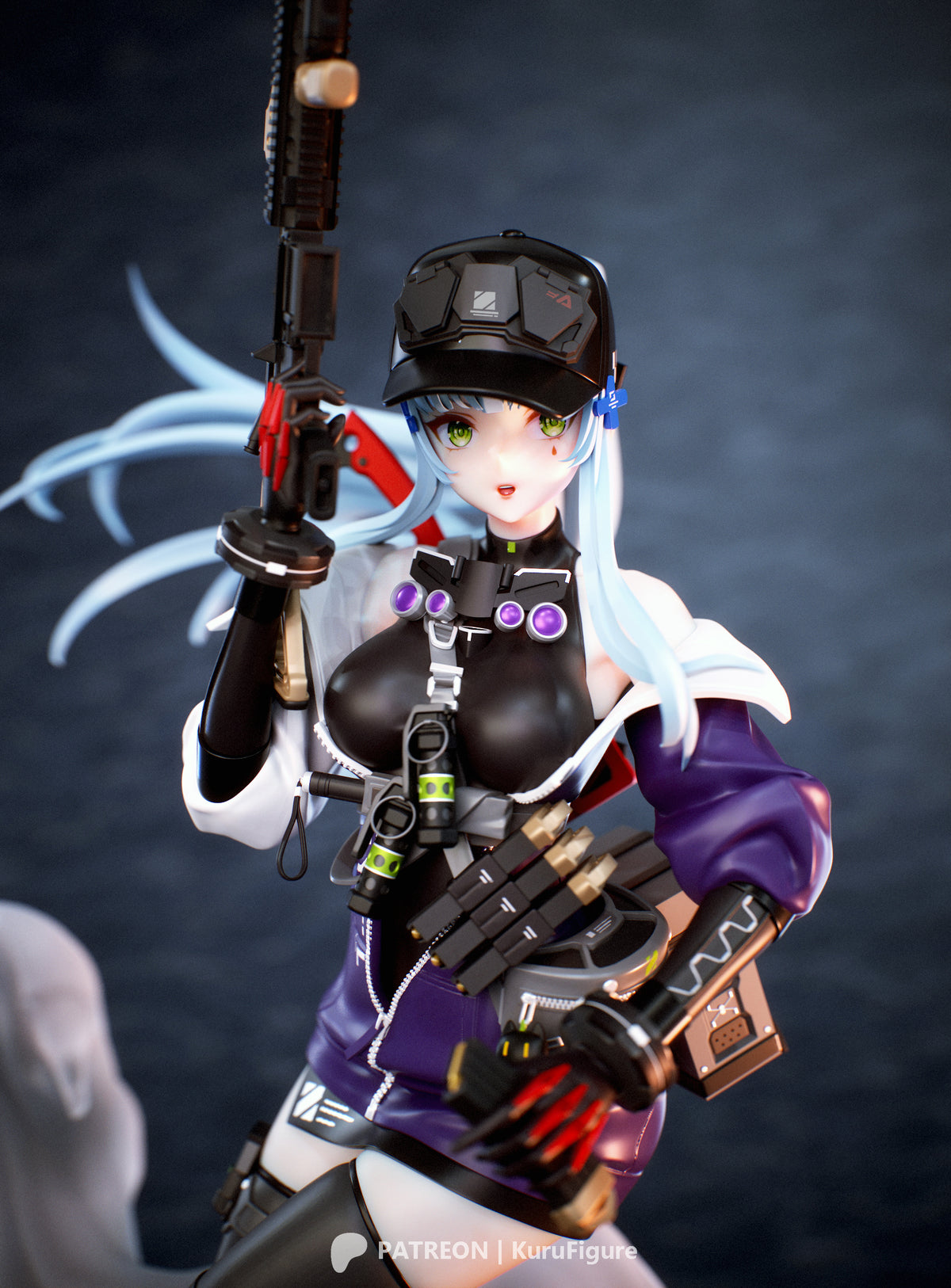 Klukai Style Girls Frontline 2 Unpainted Resin Kit (1/6-1/12)