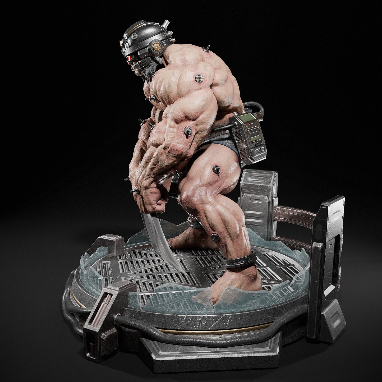 Wolverine style Adamantium Fury resin kit – Unpainted 3D Printed Model kit