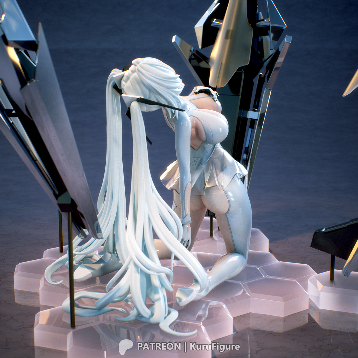 Cinderella Style NIKKE Unpainted Resin Garage Kit (1/6-1/12)