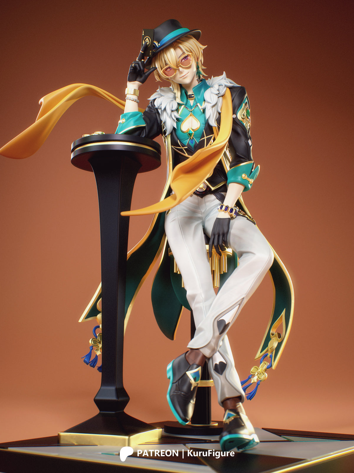 Aventurine Style Honkai Star Rail Unpainted Resin Kit (1/6-1/12)