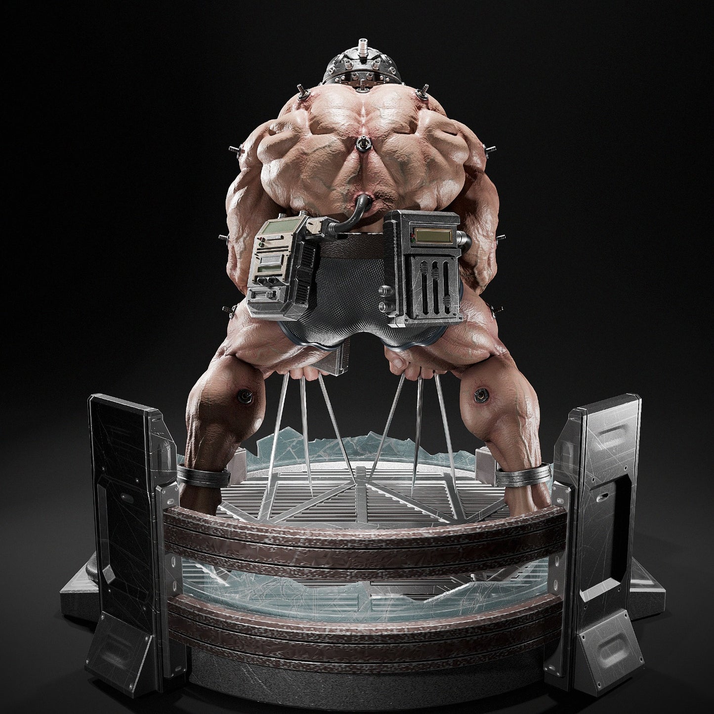 Wolverine style Adamantium Fury resin kit – Unpainted 3D Printed Model kit