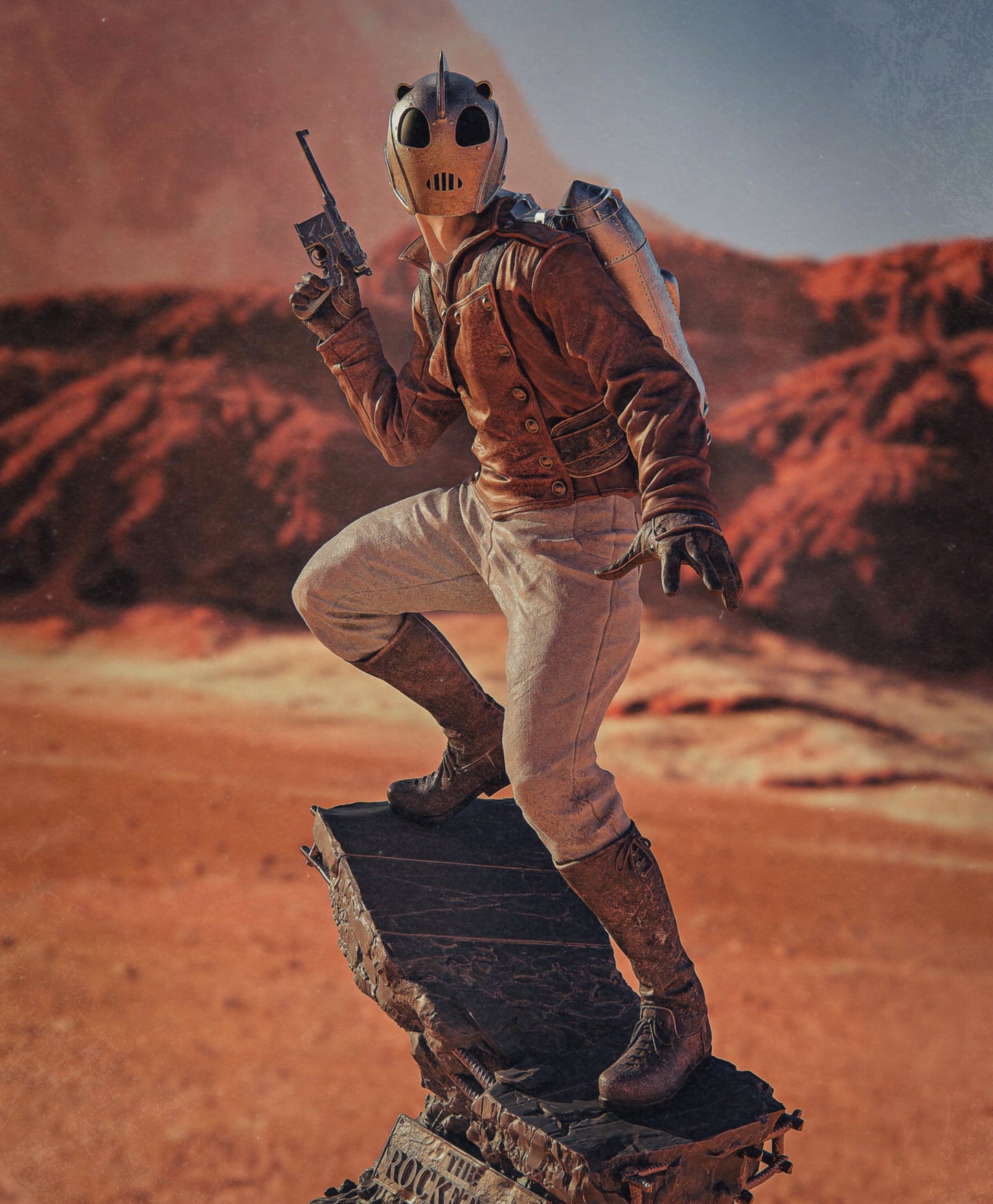 Rocketeer style Sky Ace resin kit – Unpainted 3D Printed Model kit