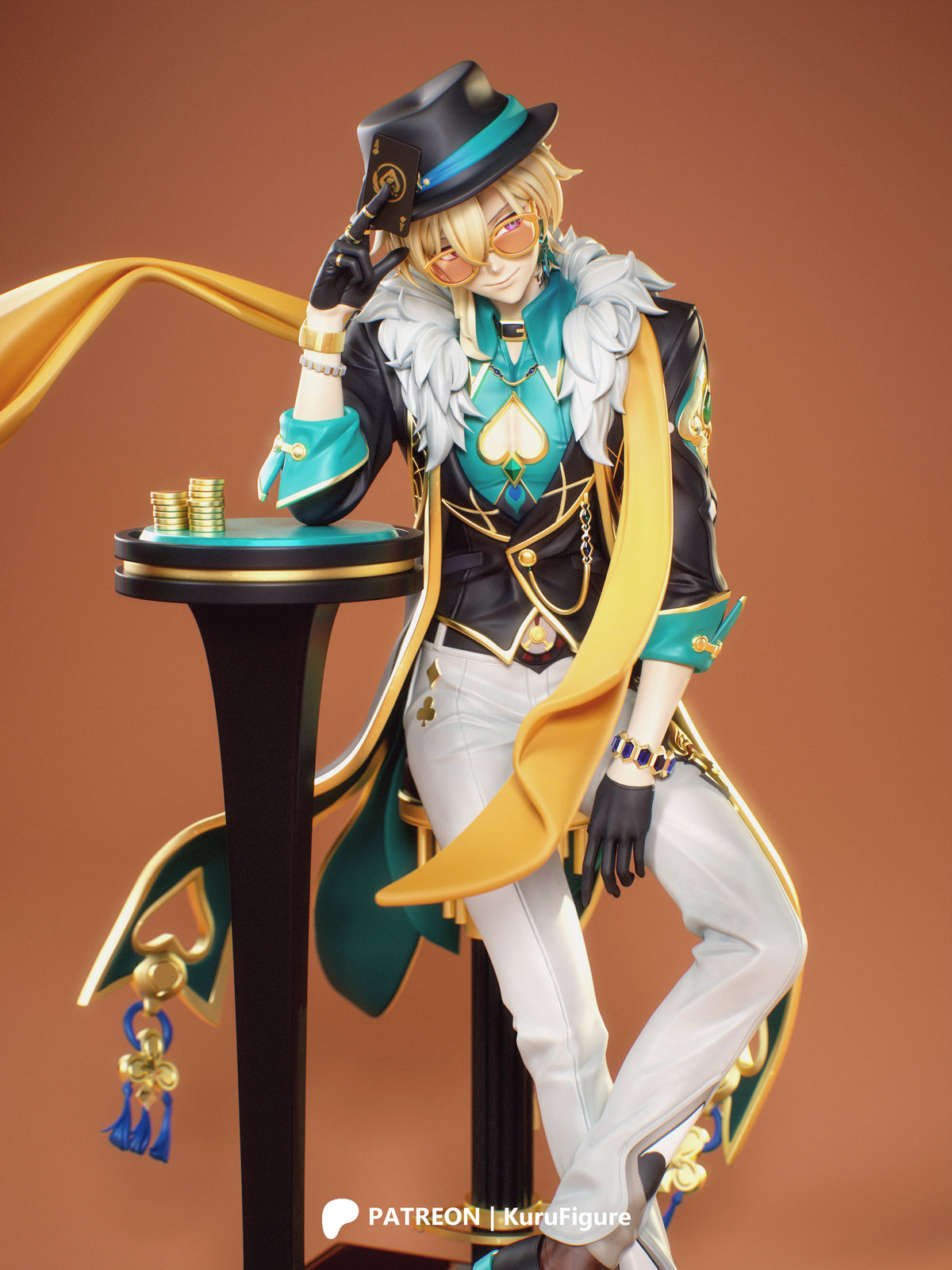 Aventurine Style Honkai Star Rail Unpainted Resin Kit (1/6-1/12)