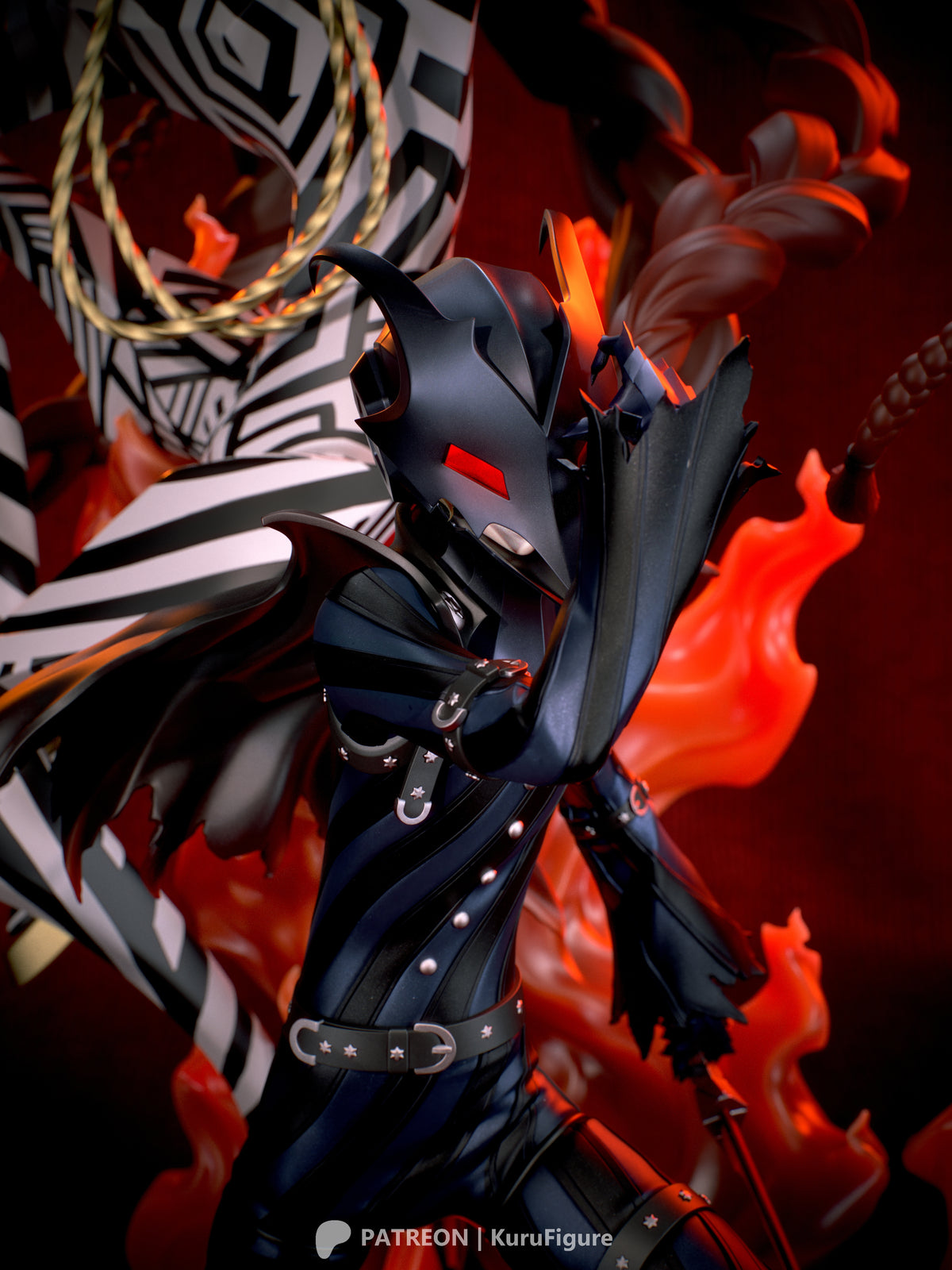 Goro Akechi & Loki Style Persona 5 Unpainted Resin Garage Kit (1/6-1/12)