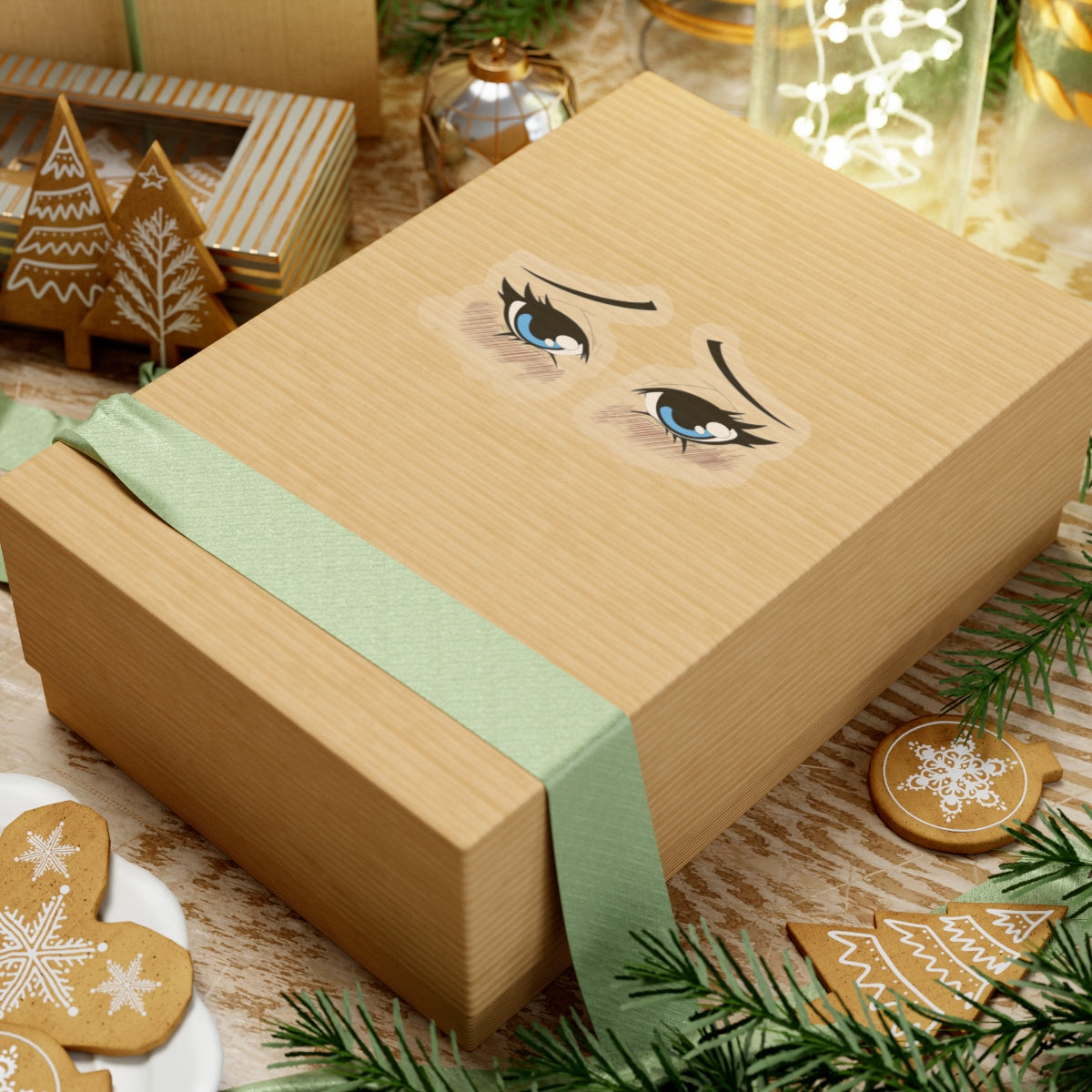 Ahegao Eyes Sticker – Anime Eyes Art – Cute Otaku Vinyl Decal