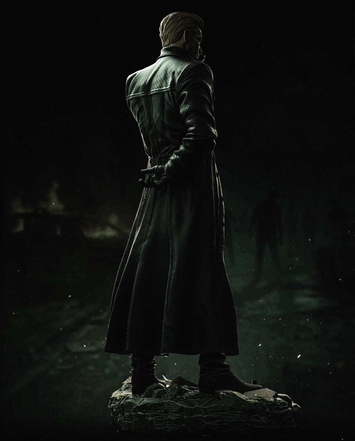 Albert Wesker Style Resident Evil Gaming Unpainted Resin Garage Kit (1/6-1/12)