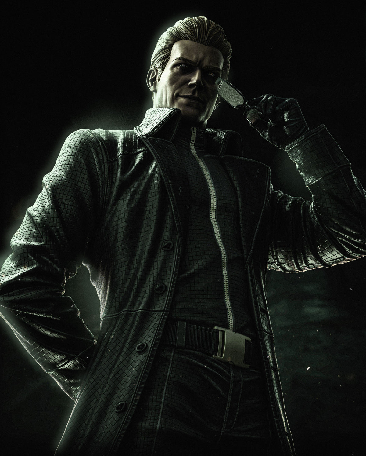 Albert Wesker Style Resident Evil Gaming Unpainted Resin Garage Kit (1/6-1/12)