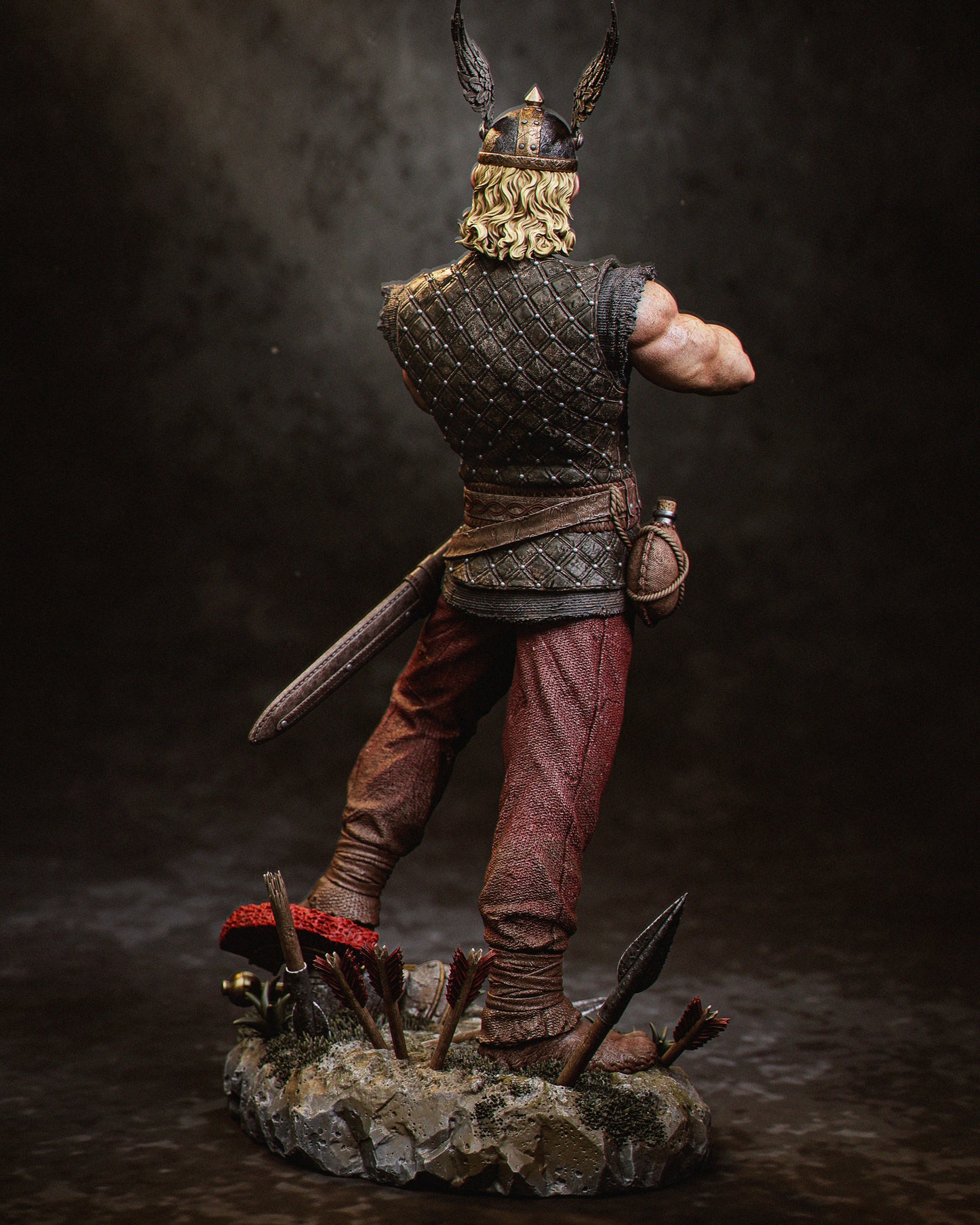 Asterix and Obelix style Cartoon Barbarian resin kit – Unpainted 3D Printed Model kit