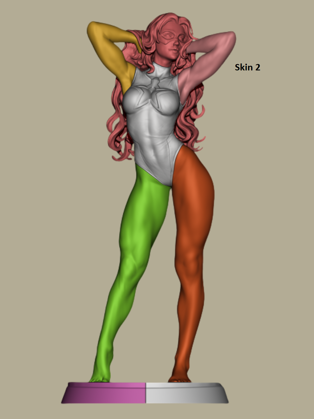 Blonde Blazer – Unpainted 3D Printed Model Kit