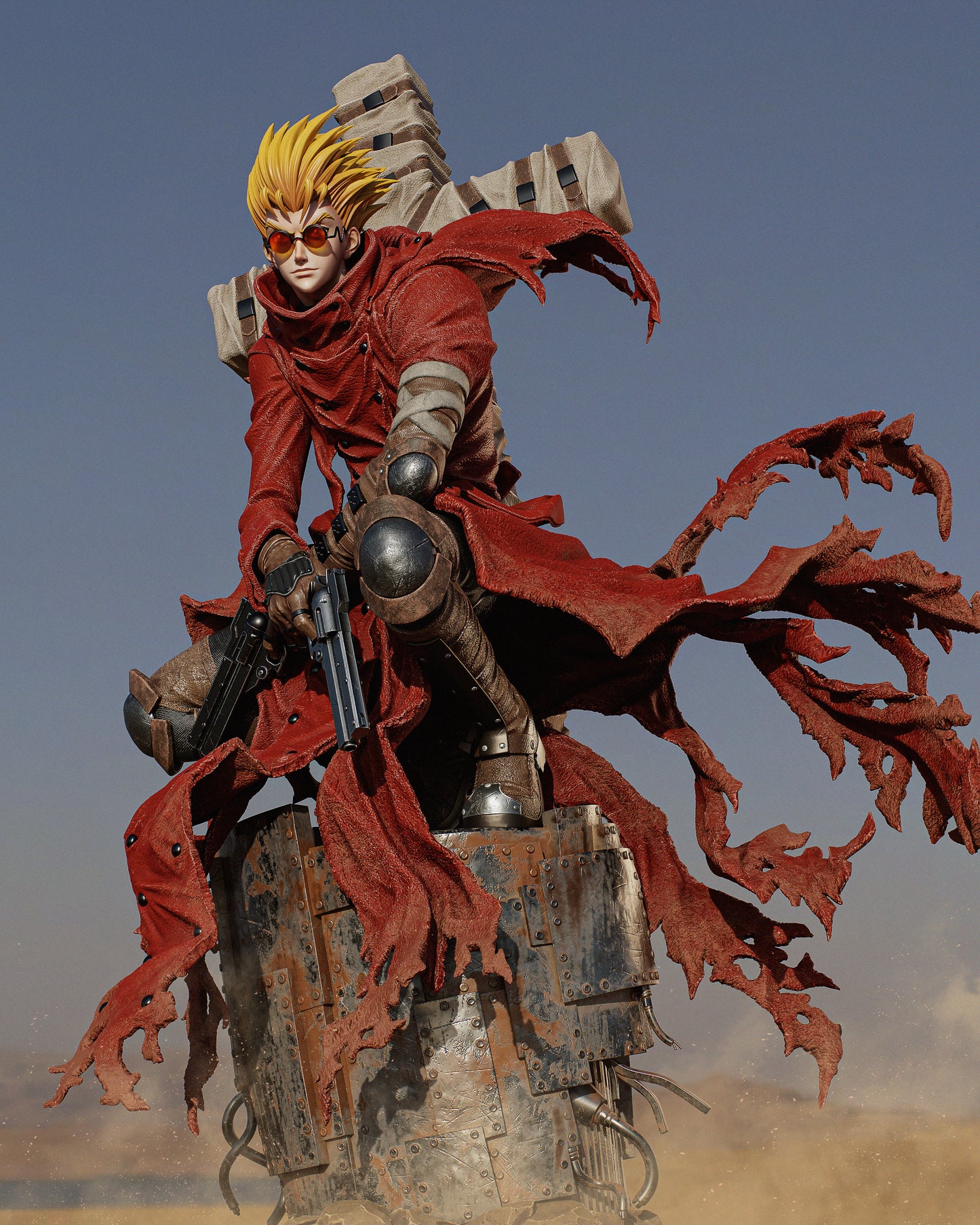 Vash Humanoid Typhoon resin kit – Unpainted 3D Printed Model kit