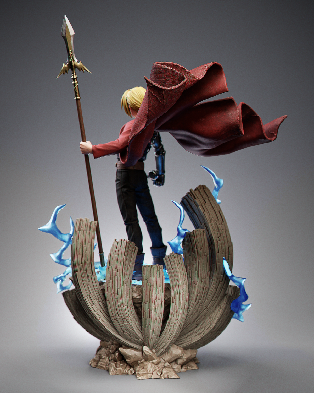 Edward Elric Style Fullmetal Alchemist Unpainted Resin Kit (1/6-1/12)