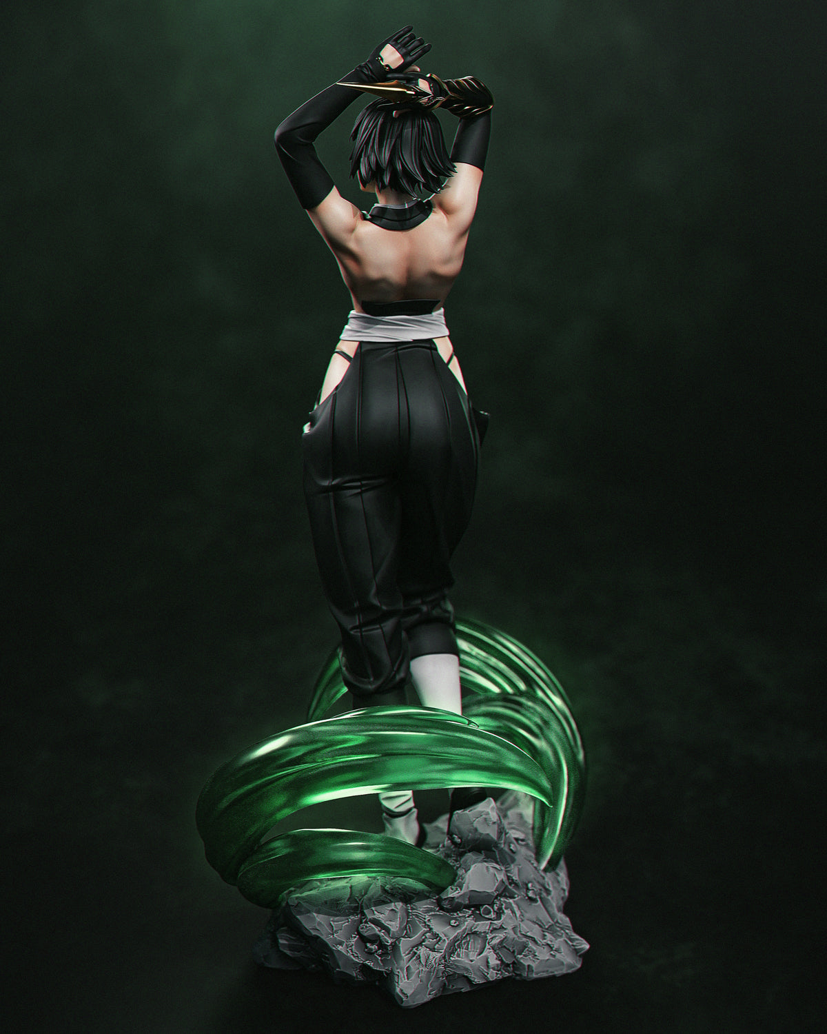 Soi Fon Style Bleach Anime Soul Reaper Unpainted Resin Garage Model (1/6-1/12)