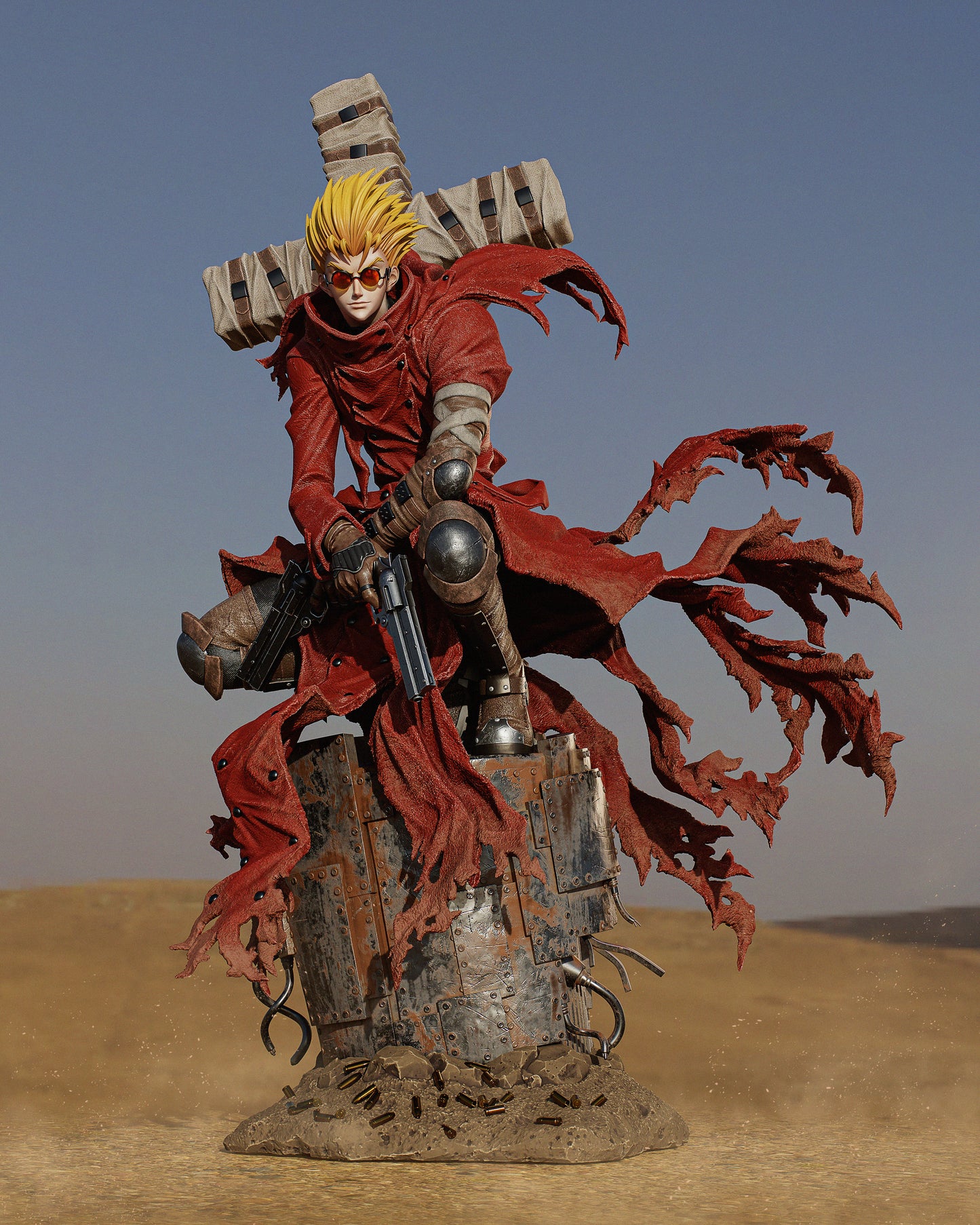 Vash Humanoid Typhoon resin kit – Unpainted 3D Printed Model kit