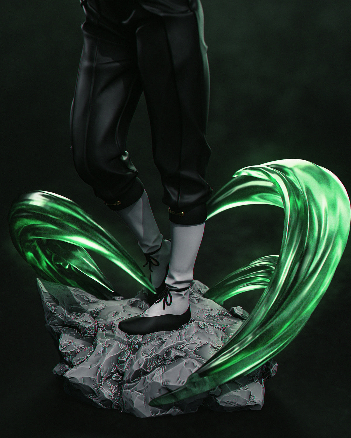 Soi Fon Style Bleach Anime Soul Reaper Unpainted Resin Garage Model (1/6-1/12)