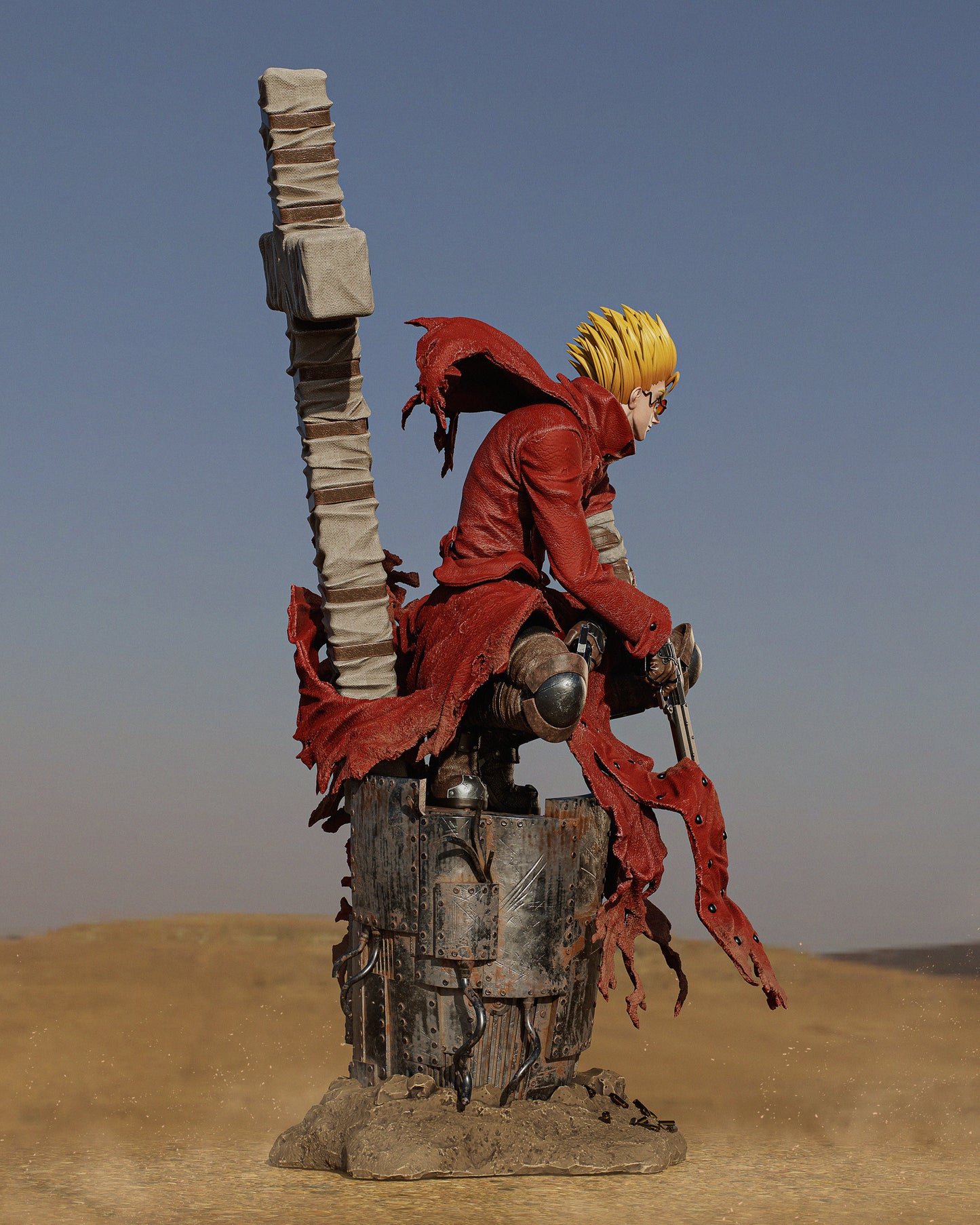 Vash Humanoid Typhoon resin kit – Unpainted 3D Printed Model kit