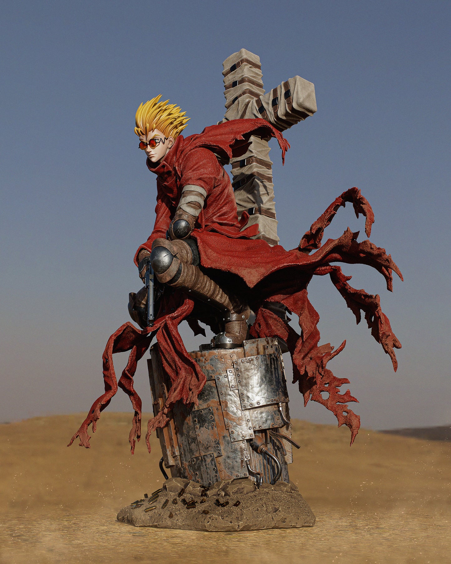 Vash Humanoid Typhoon resin kit – Unpainted 3D Printed Model kit