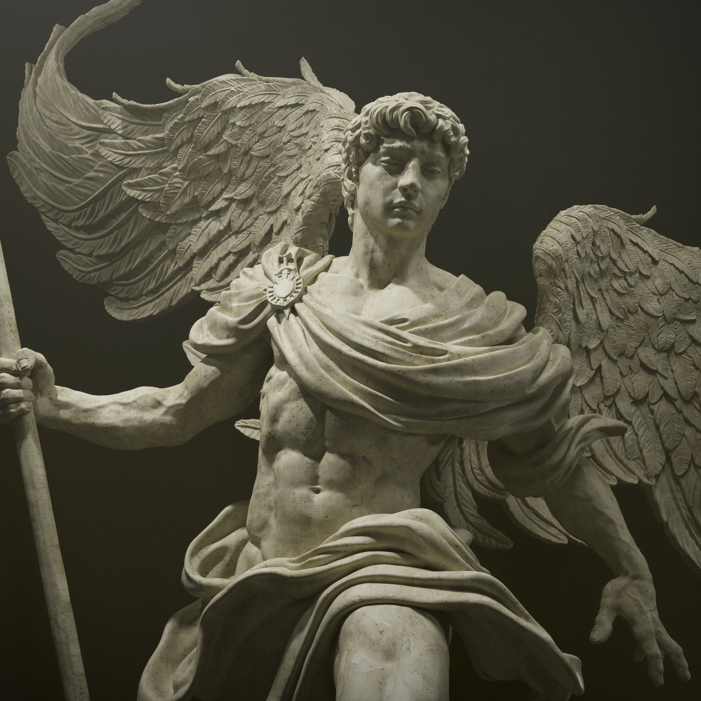 Archangel Michael resin kit – Unpainted 3D Printed Model kit