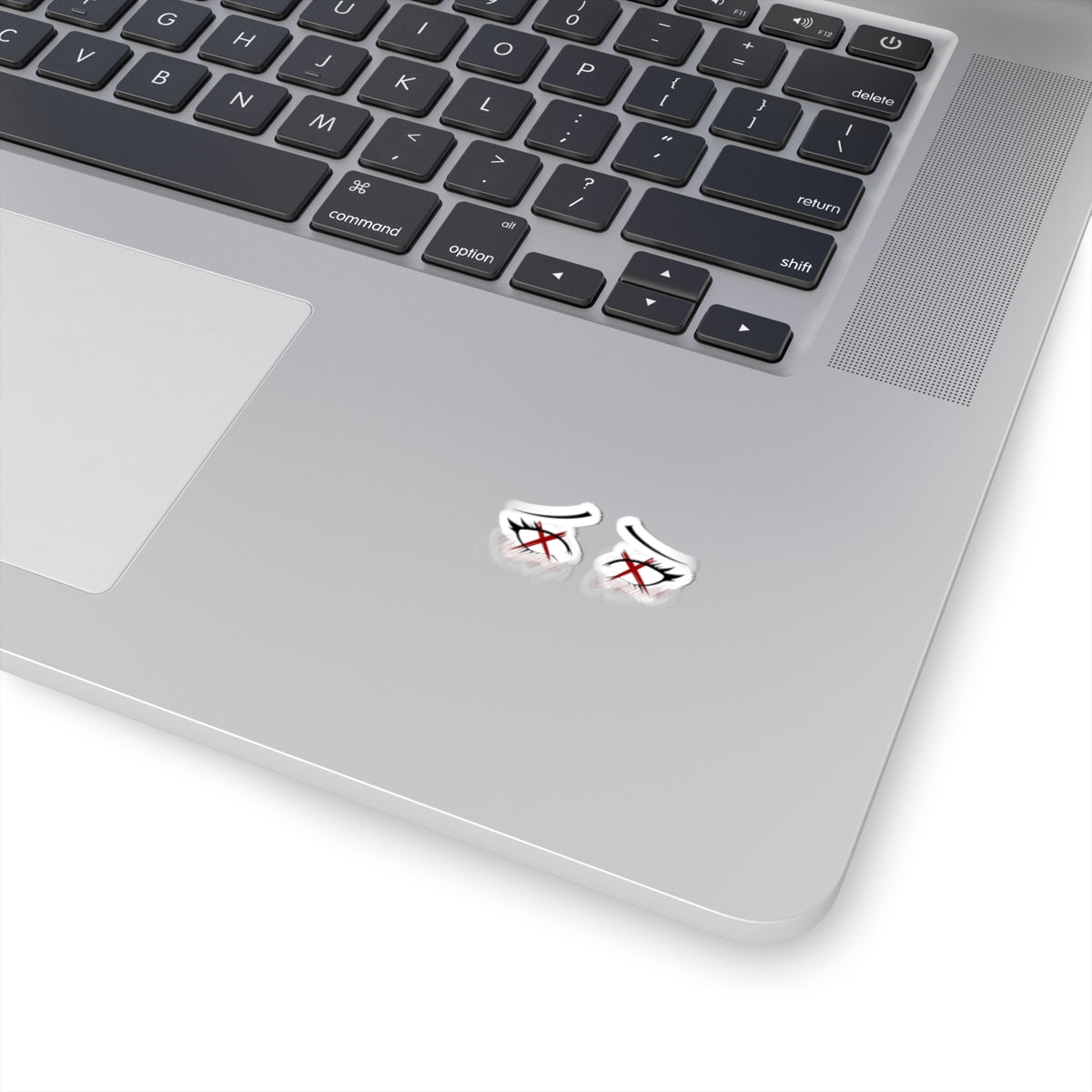 Ahegao X out Eyes with Mouth Sticker – Anime Eyes Art – Cute Otaku Vinyl Decal