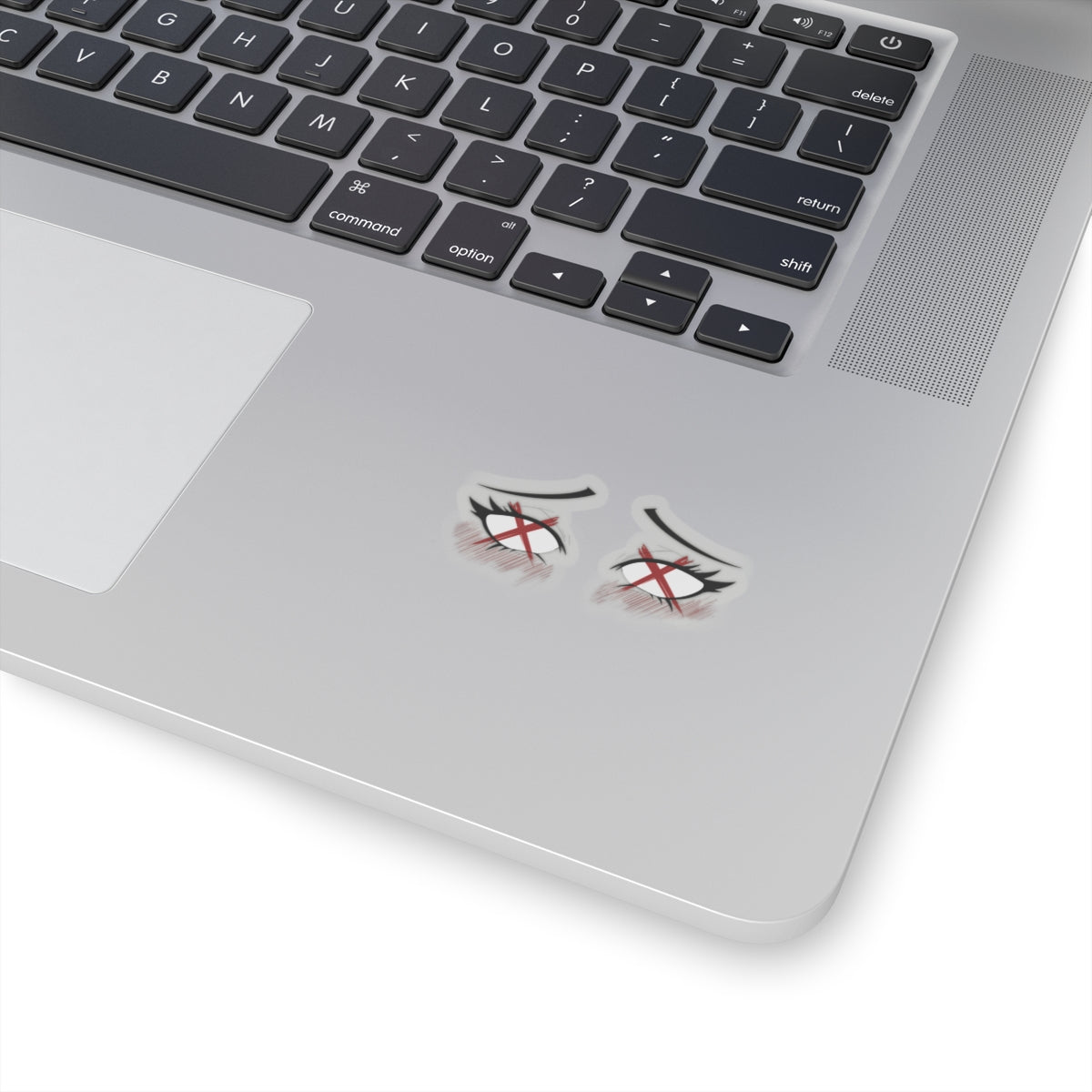 Ahegao X out Eyes with Mouth Sticker – Anime Eyes Art – Cute Otaku Vinyl Decal